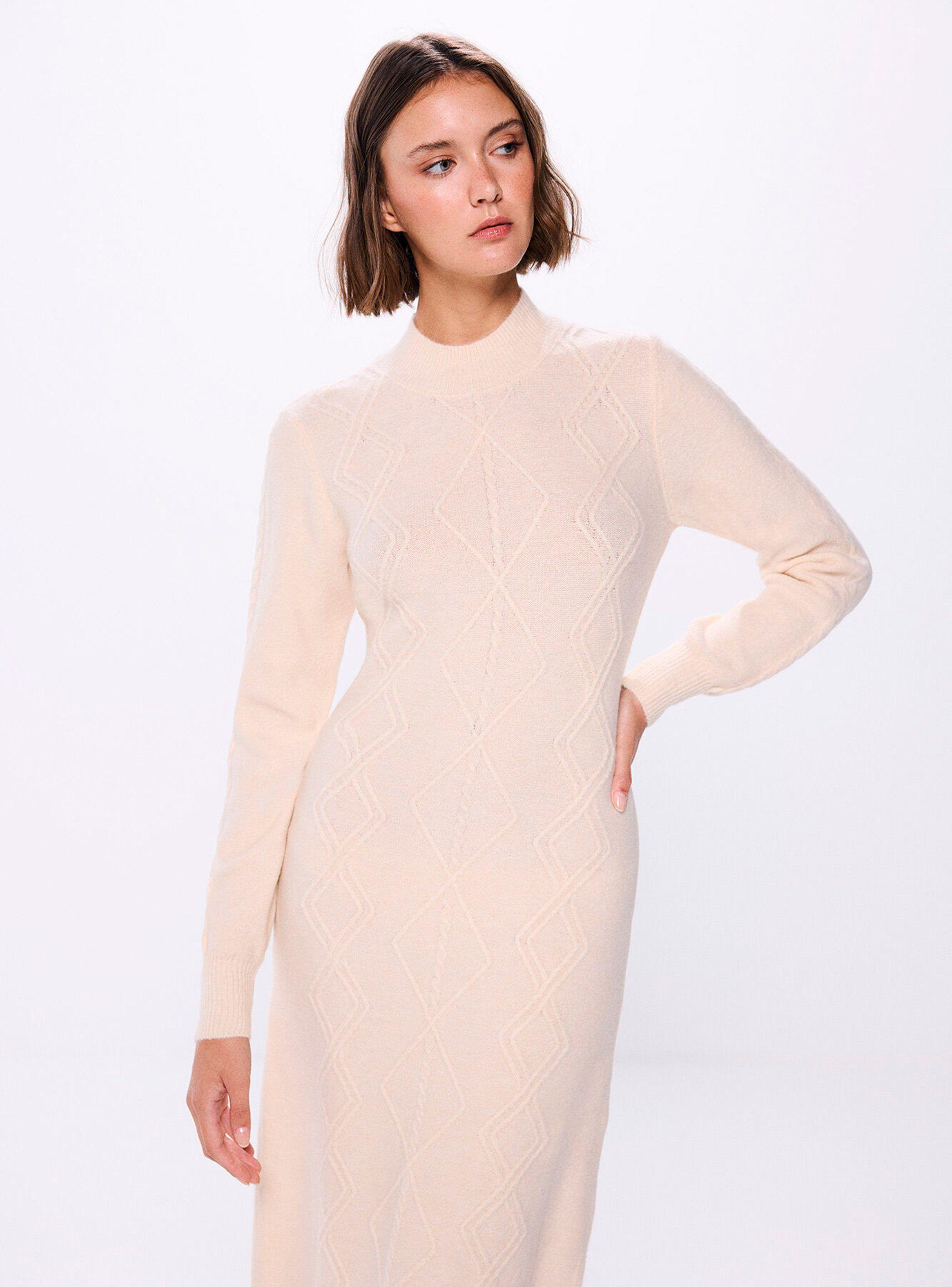 Vestido Midi Punto Cable Knit-2