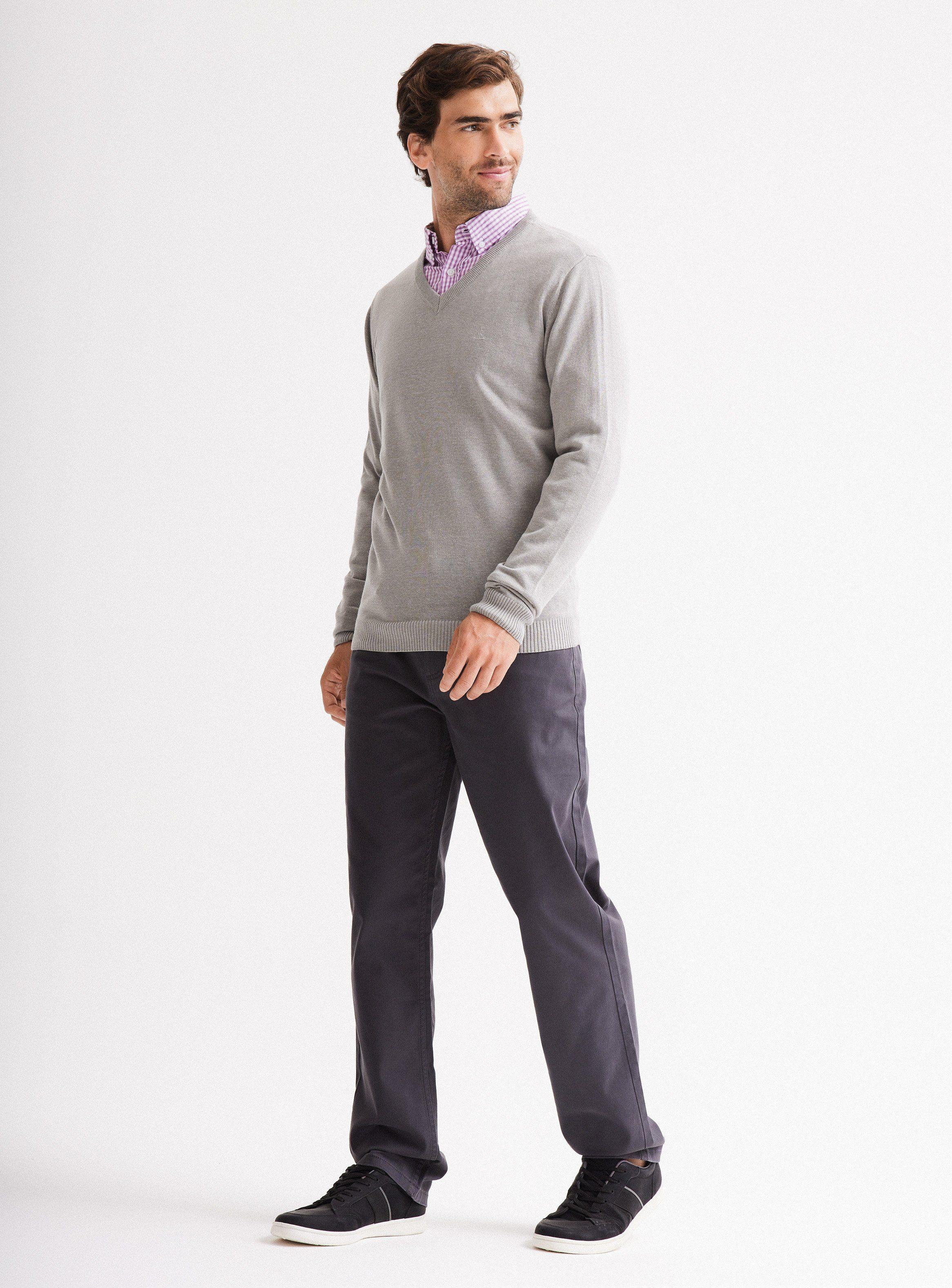 Sweater Bassic Cuello V-4