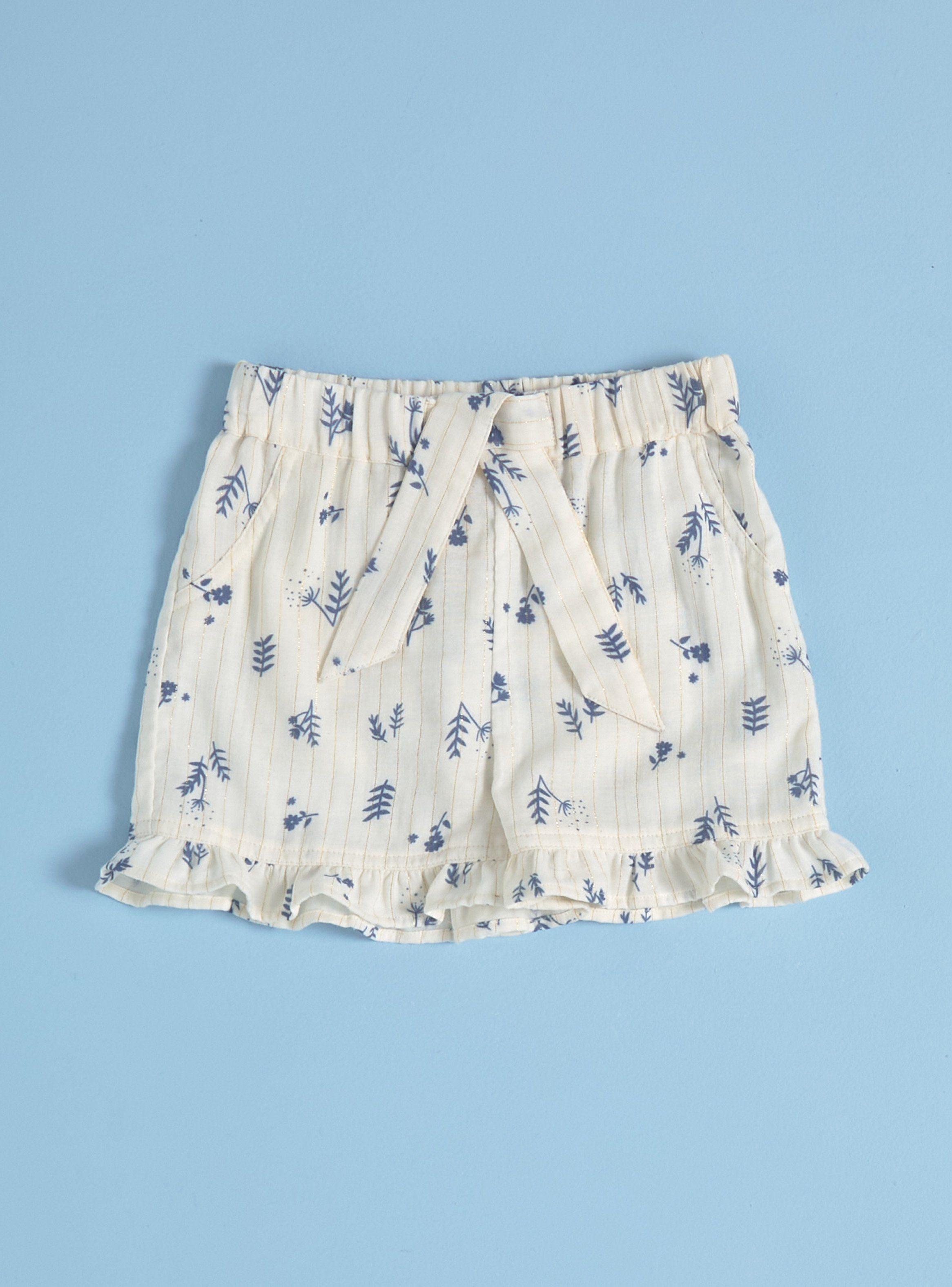 Short Estampado con Lurex y Vuelitos-2