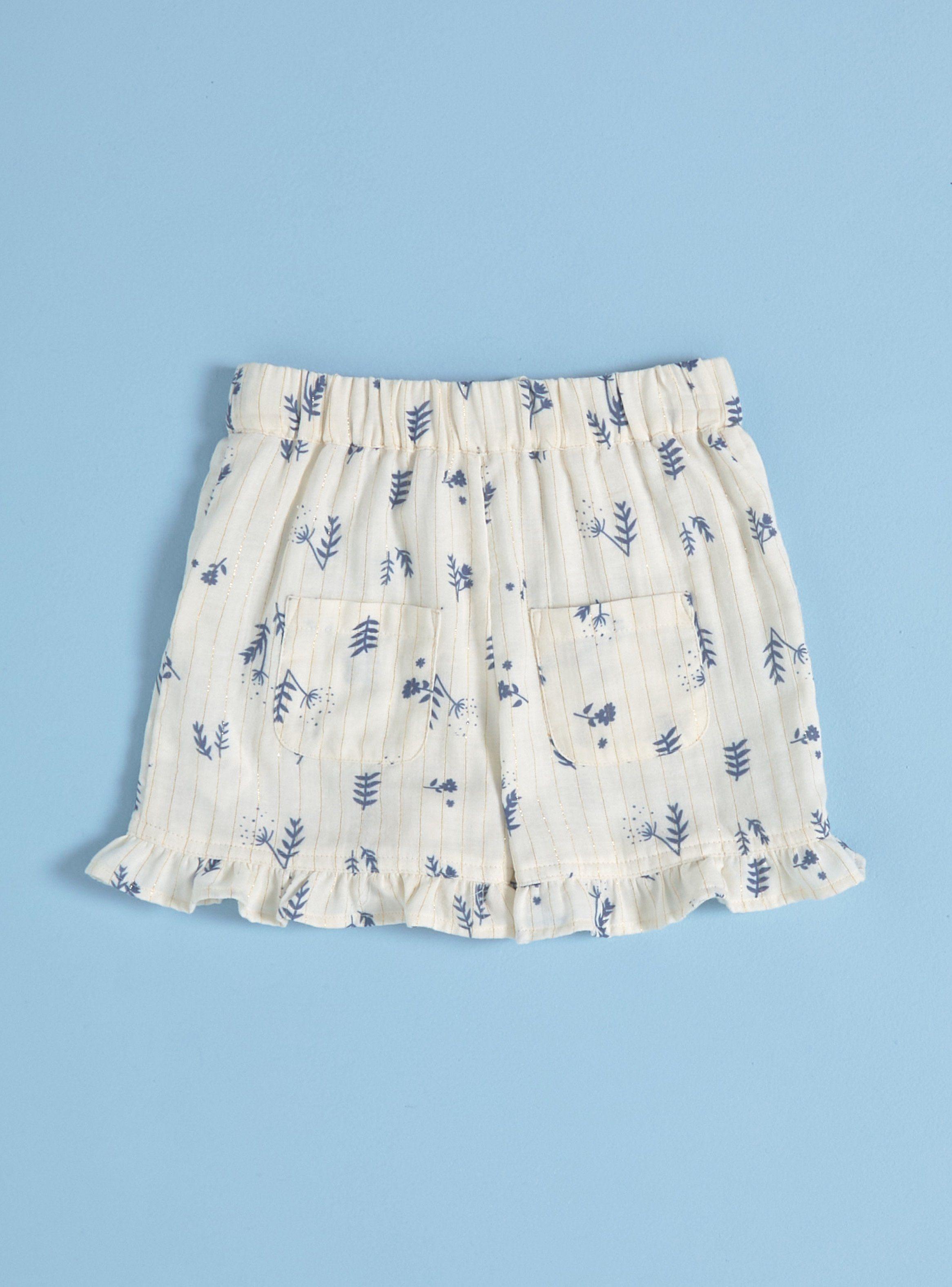 Short Estampado con Lurex y Vuelitos-3