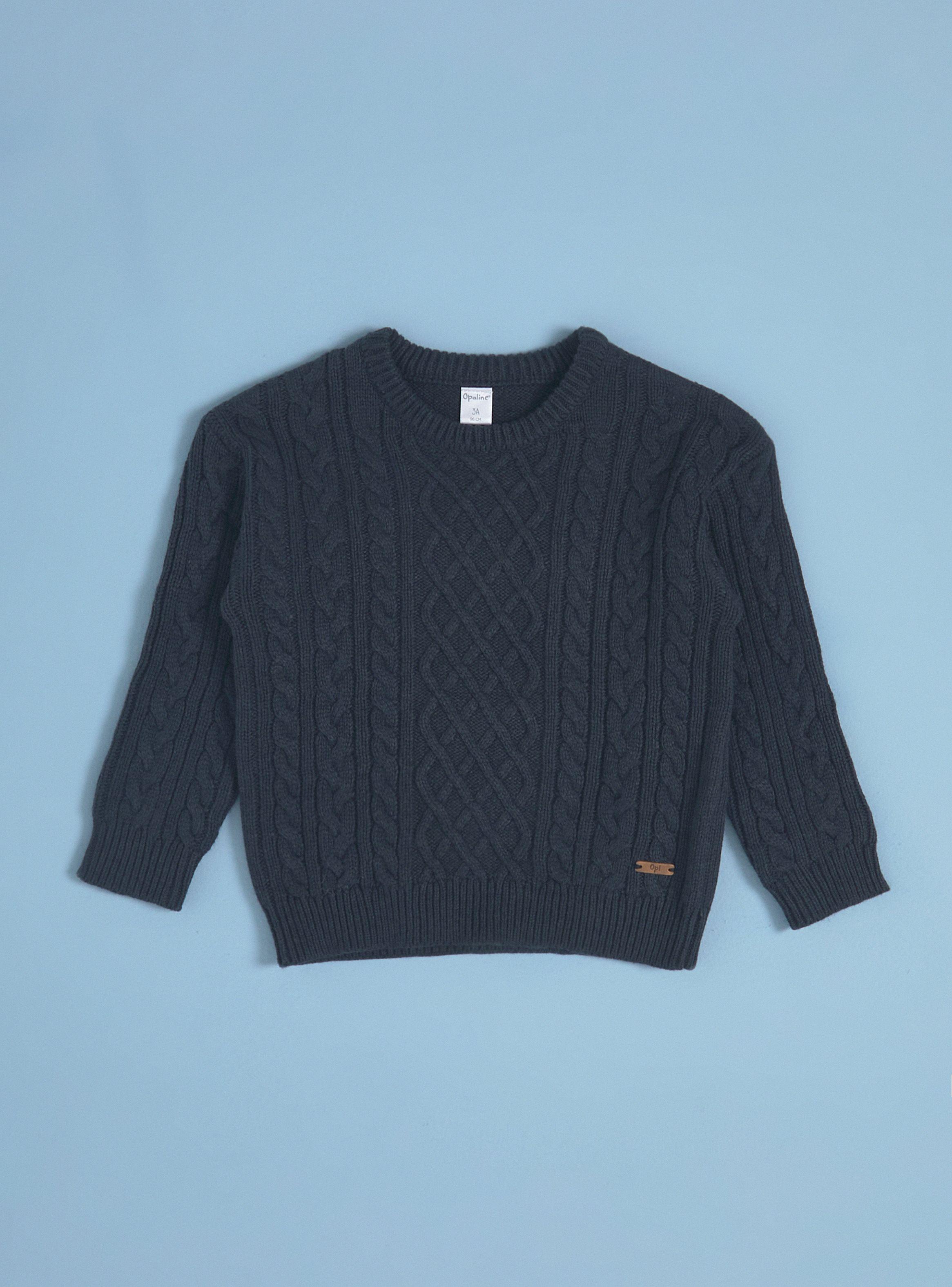 Sweater con Trenzas Frontal-0