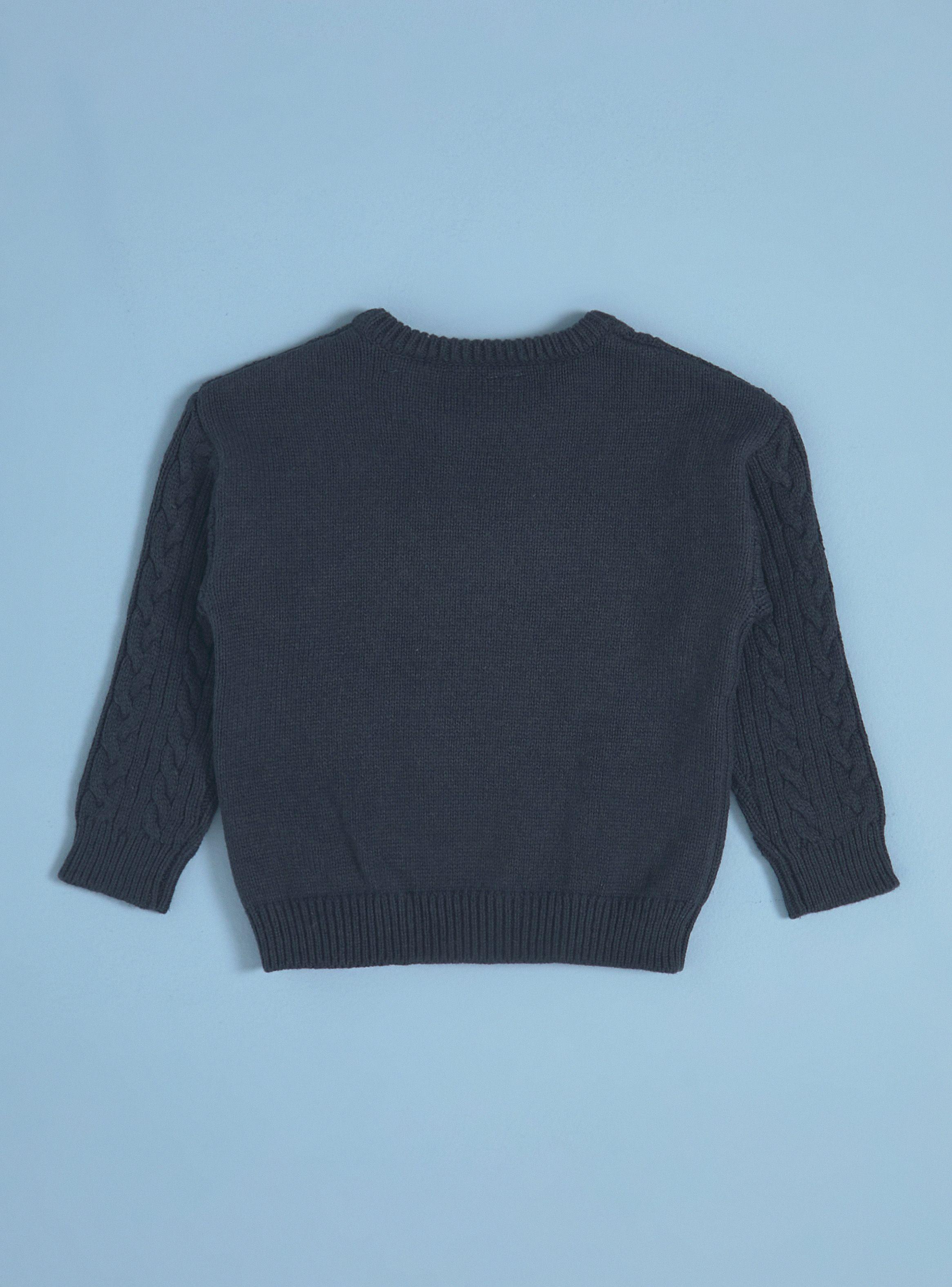Sweater con Trenzas Frontal-1