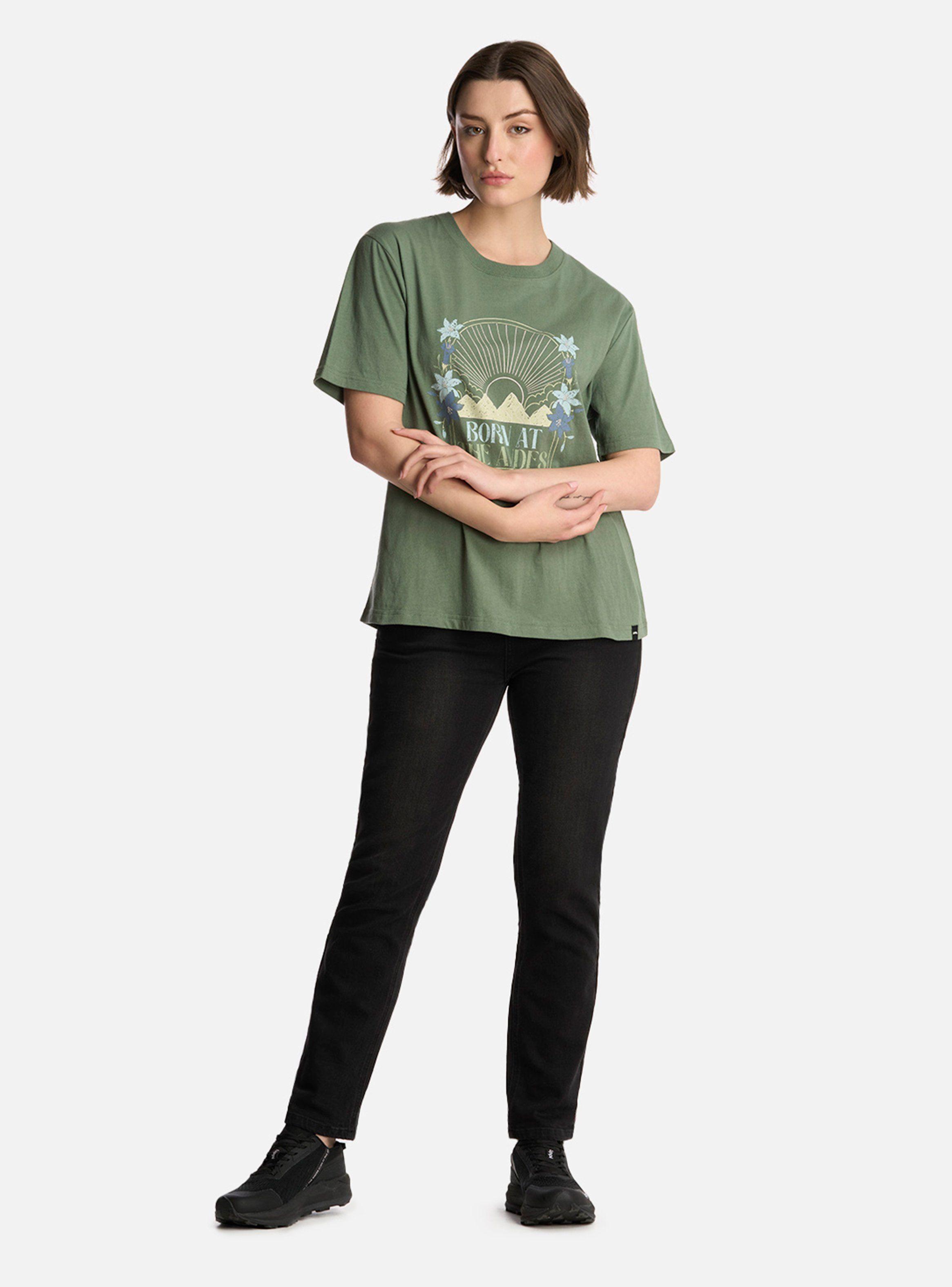 Polera Born At The Andes Print Logo T-Shirt-4