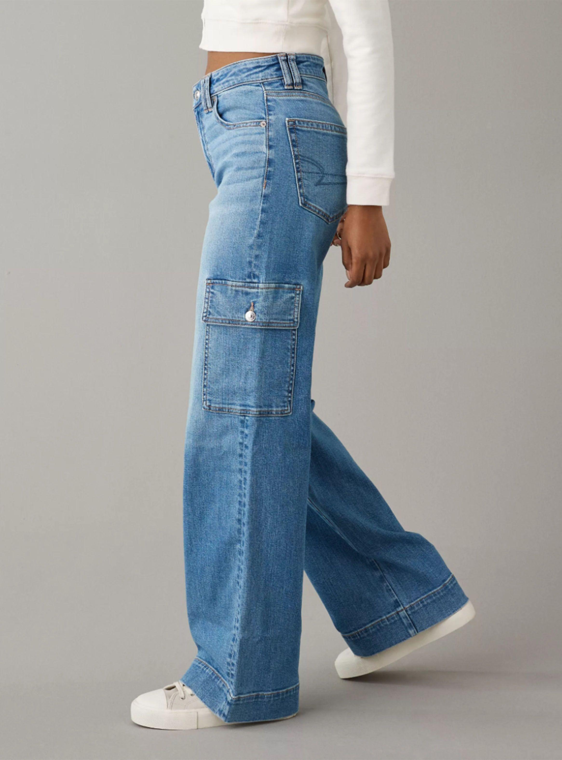 Jeans Stretch Holgado Cintura Super Alta Dreamy Drape-0
