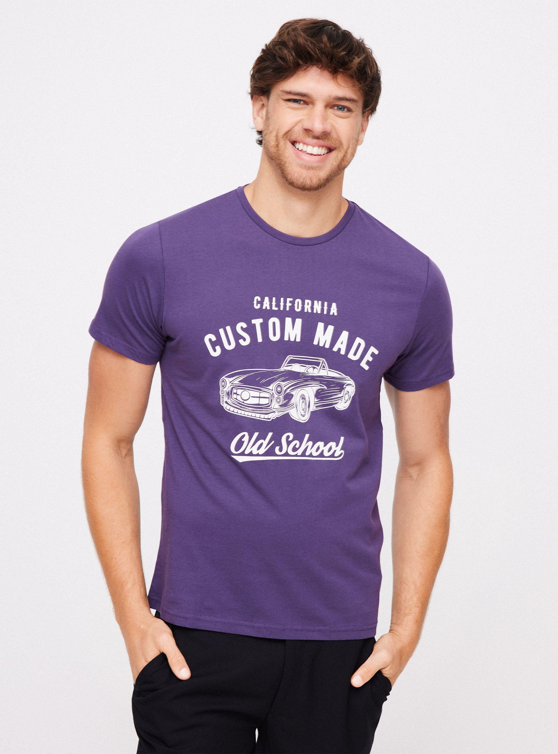 Polera Cuello Redondo Frontal Print-0