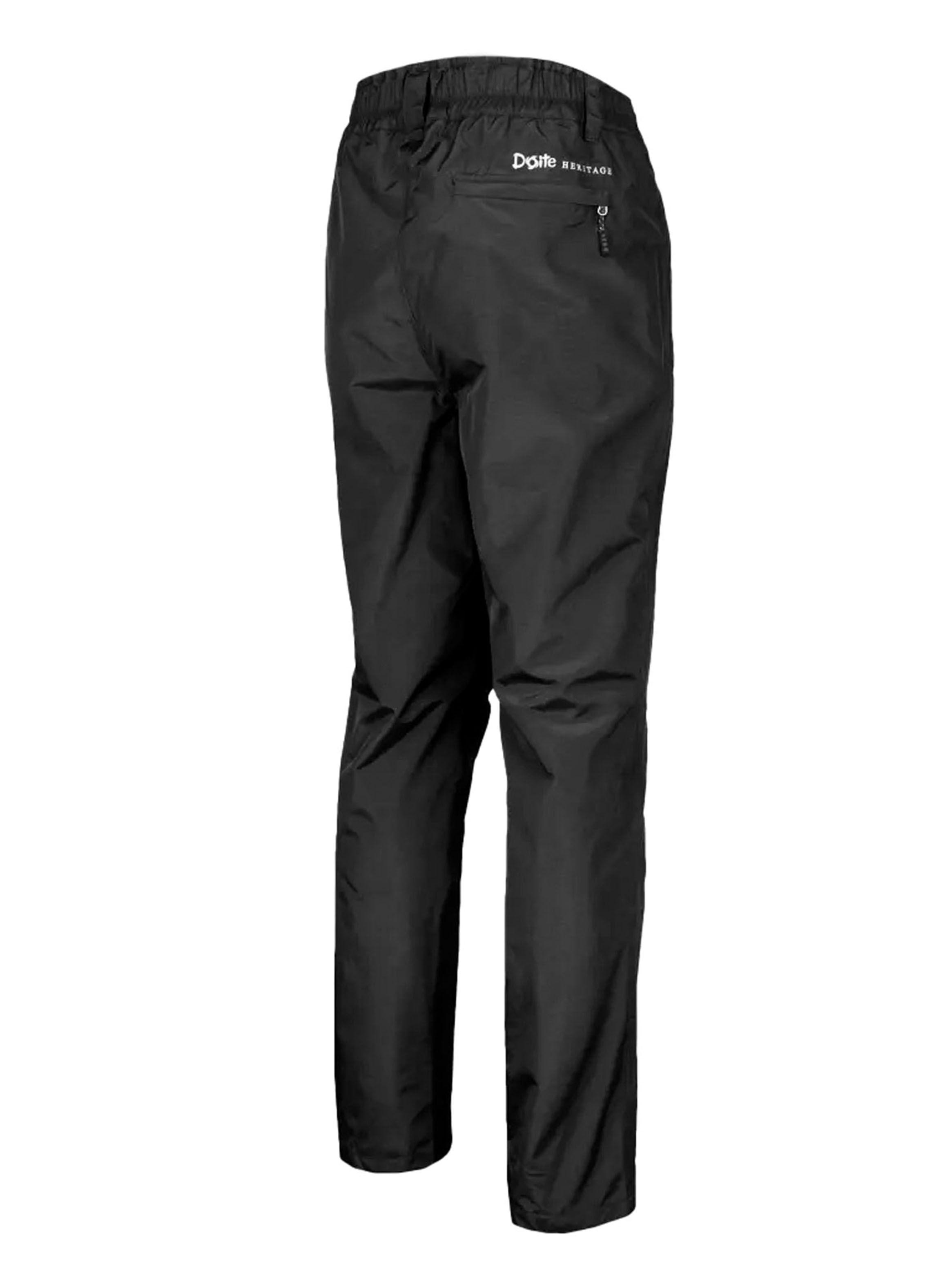 Pantalón Color Sólido Tela Resistente-1
