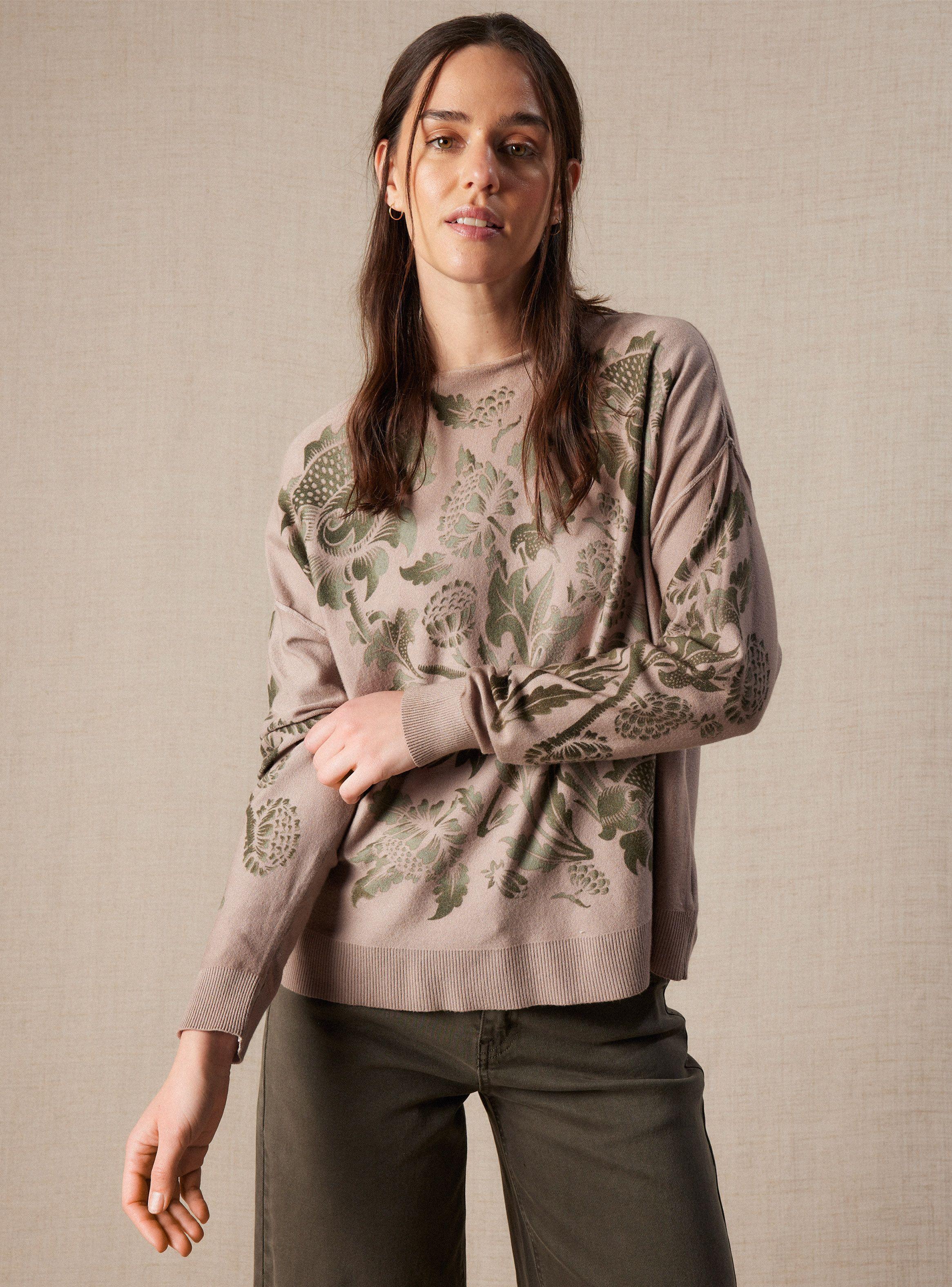 Sweater Cálido con Estampado-0