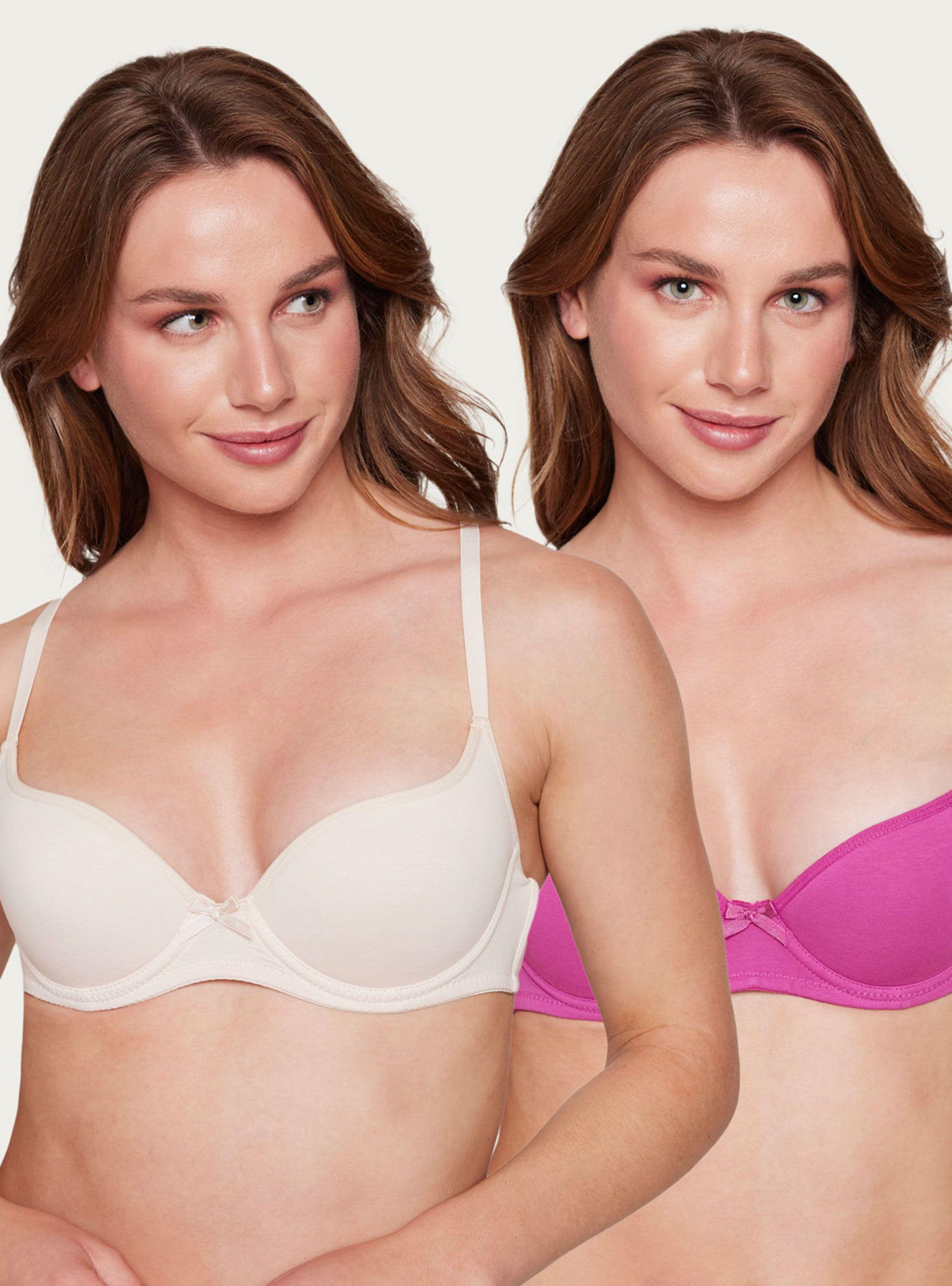 Pack 2 Sostén Confección Algodón-0