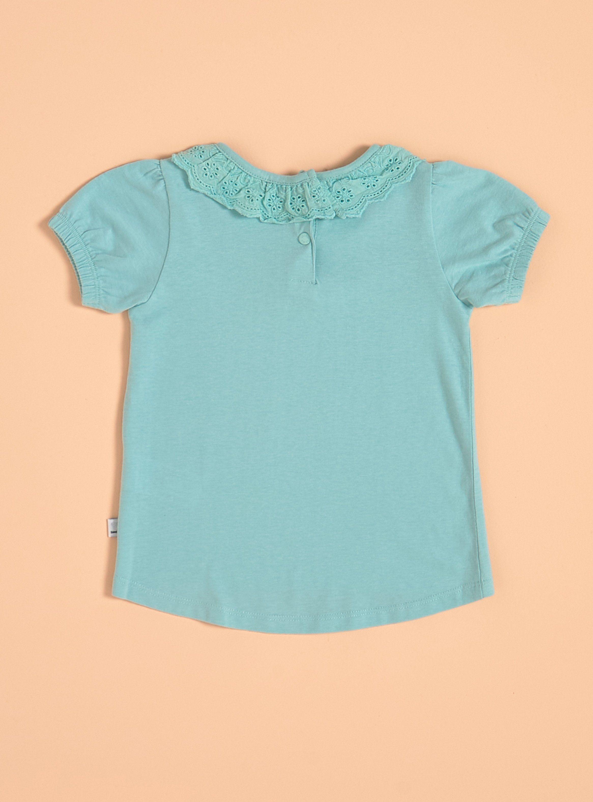Polera con Manga Globo y Cuello Broderie-1