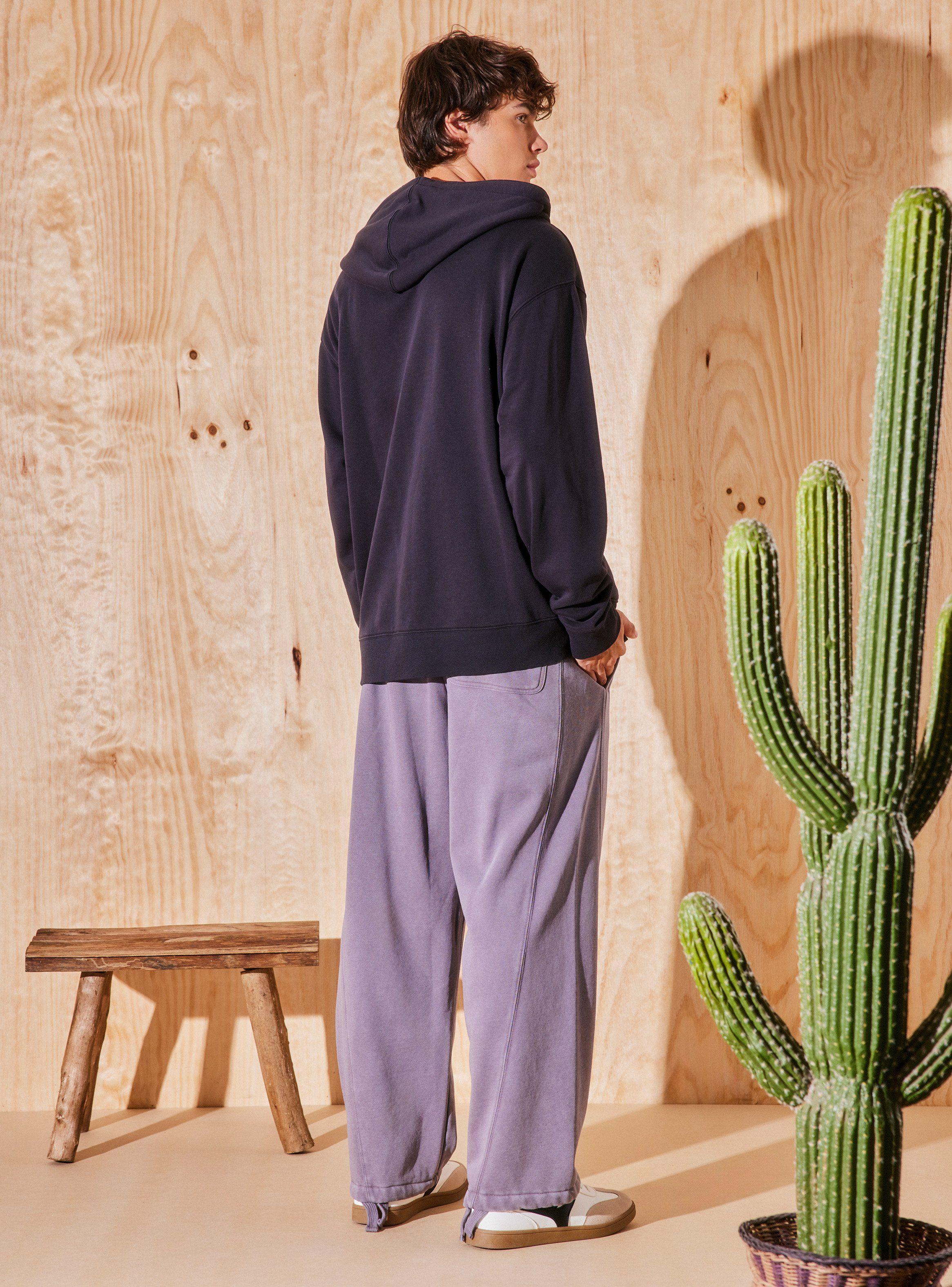 Pantalón Deslavado y corte diagonal-5