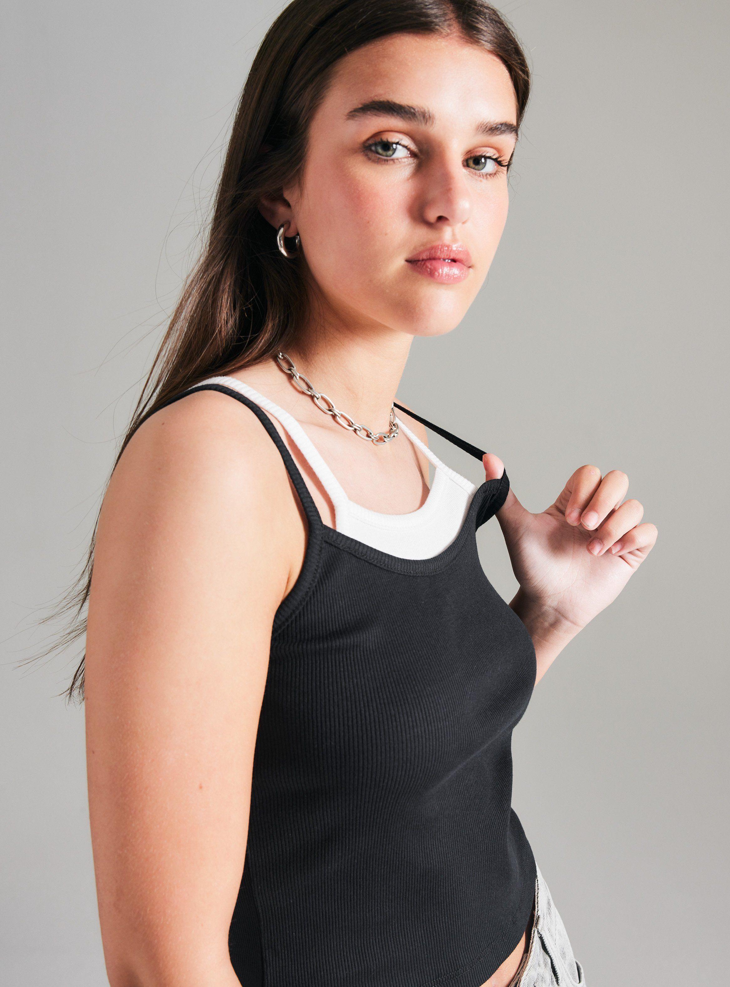 Polera Tiritas Bicolor-2