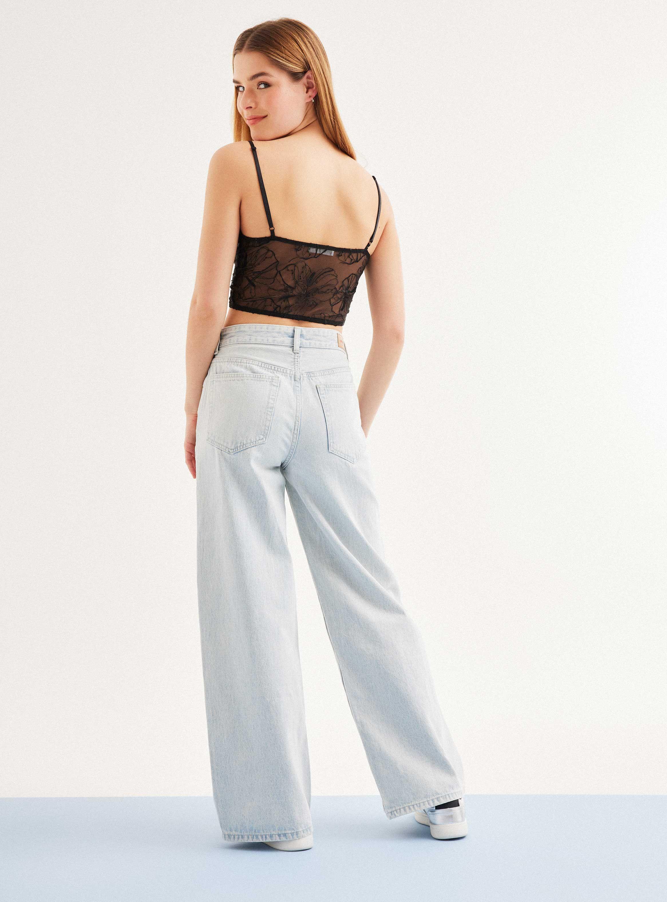 Polera Top Corset Transparente-5