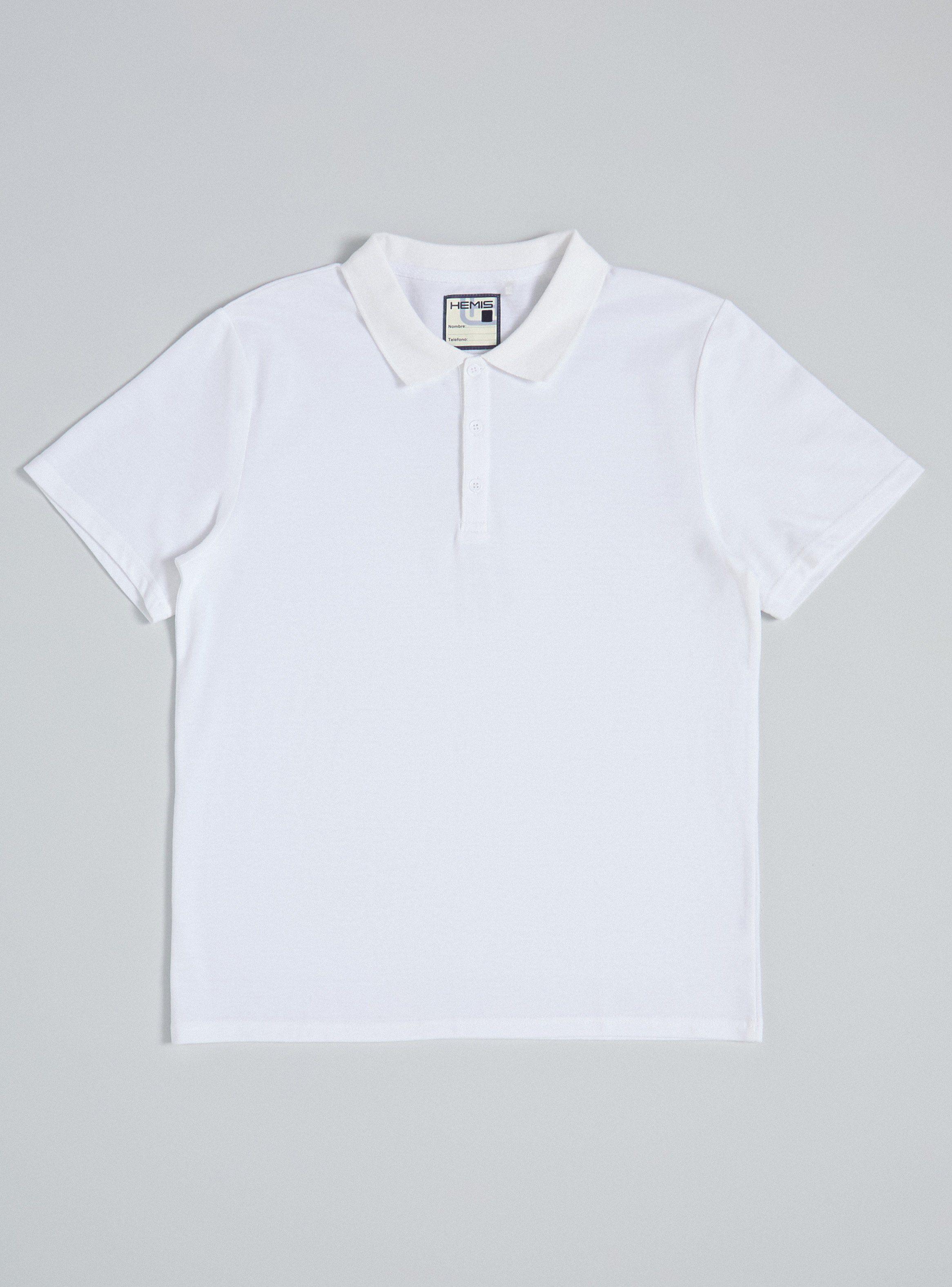 Polera Piqué Manga Corta con Botón-0