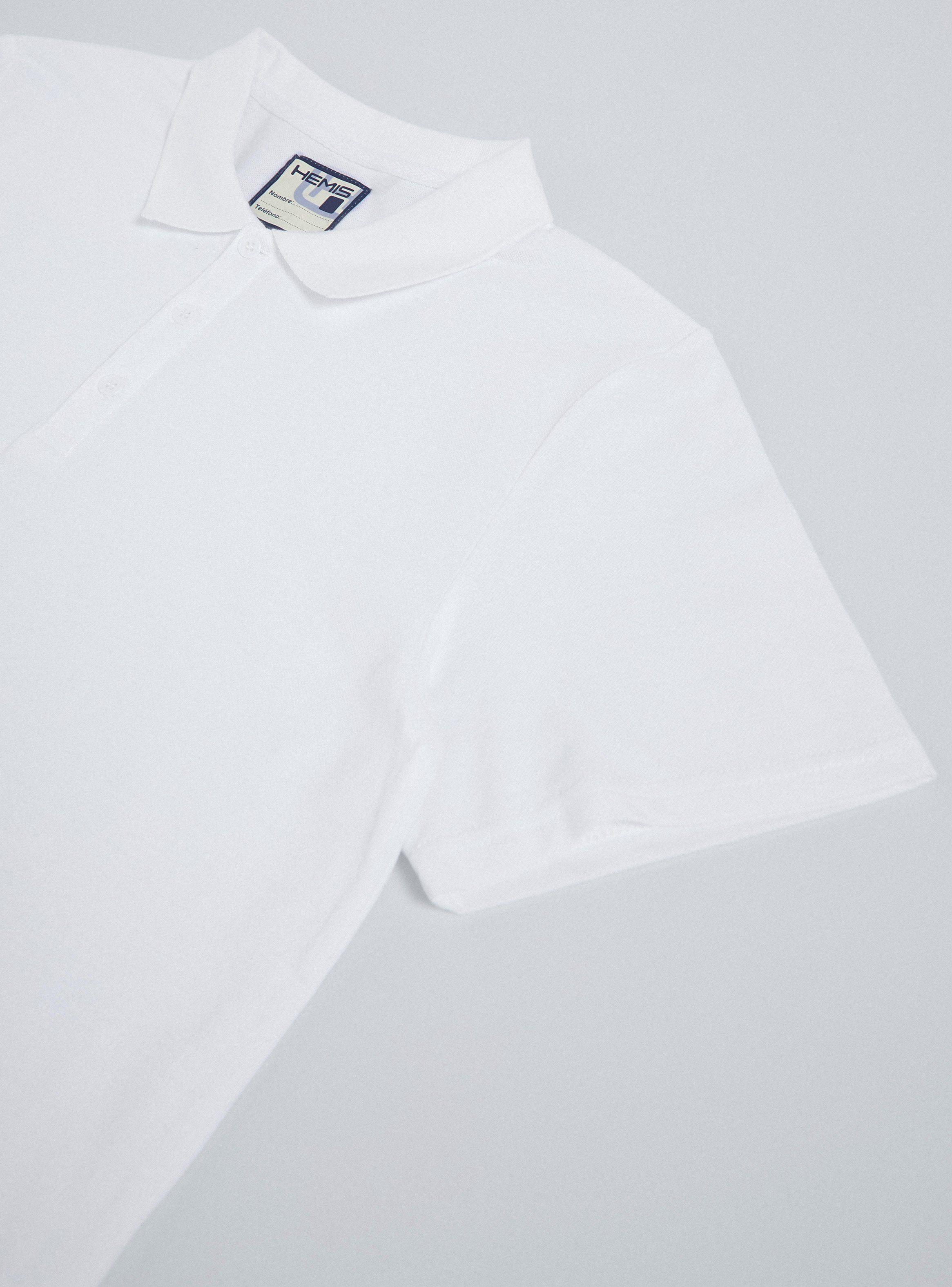 Polera Piqué Manga Corta con Botón-2