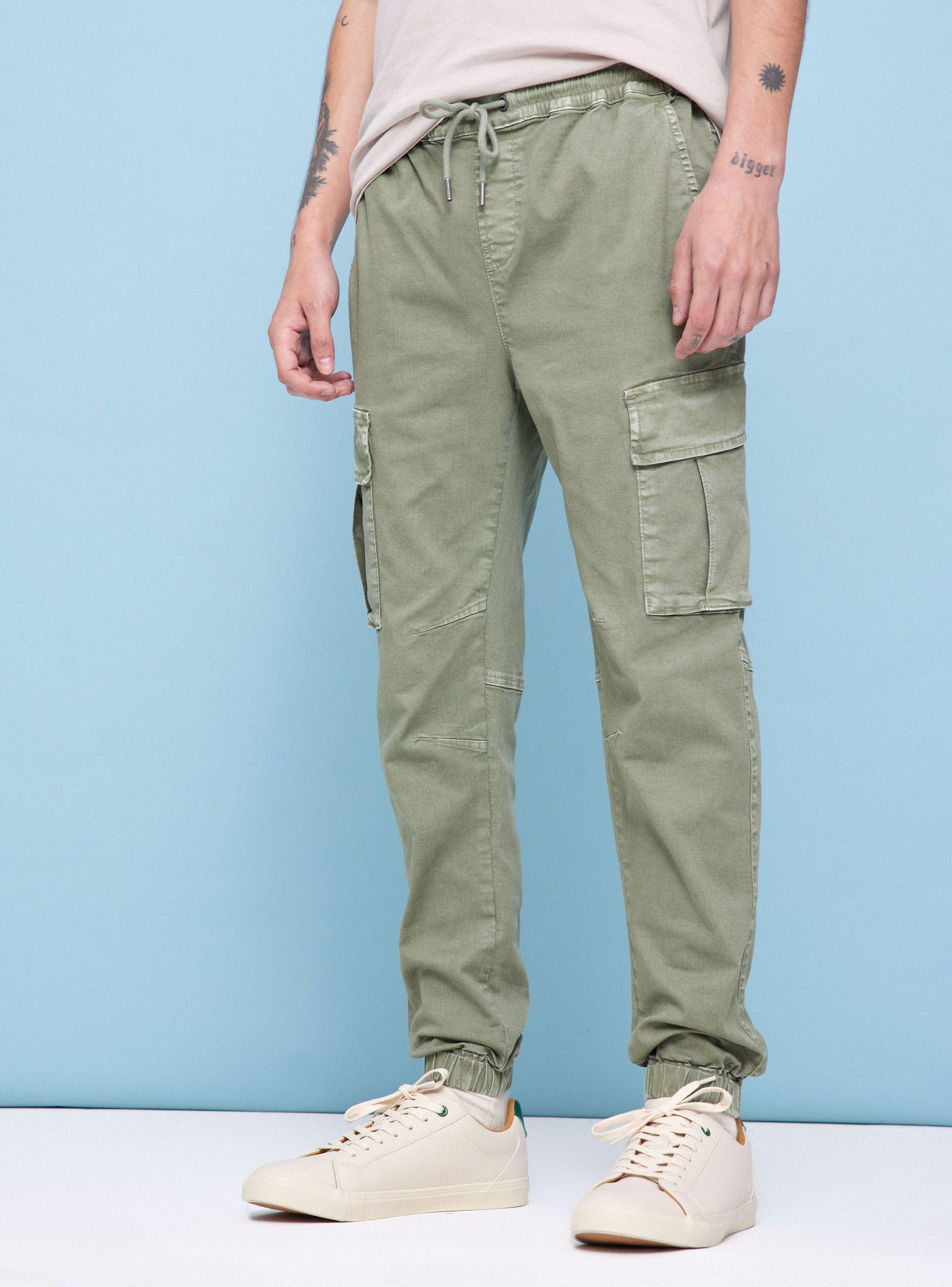 Pantalón Jogger Cargo Color-0