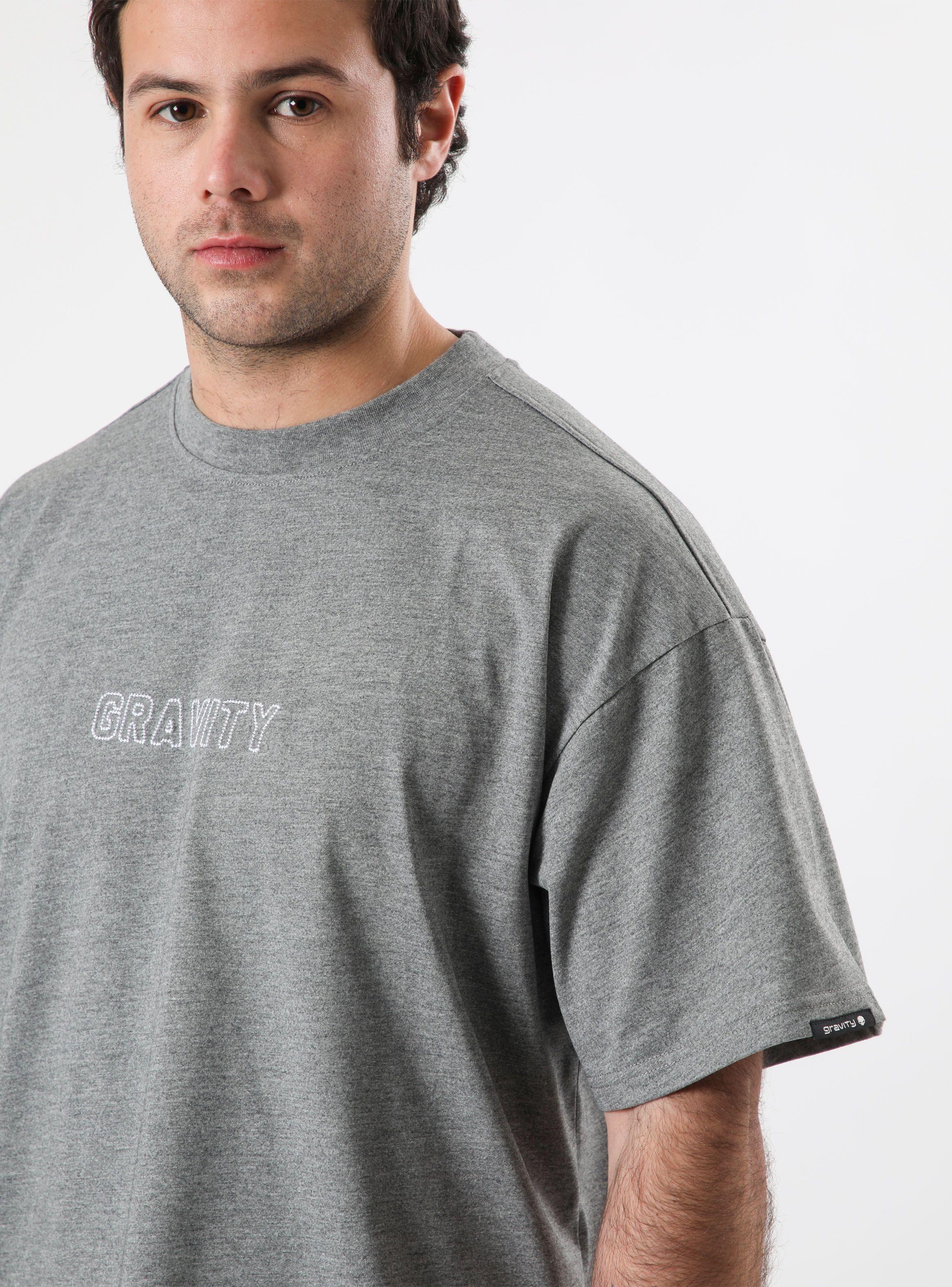 Polera Overisize Gruesa con Bordado Gravity-2