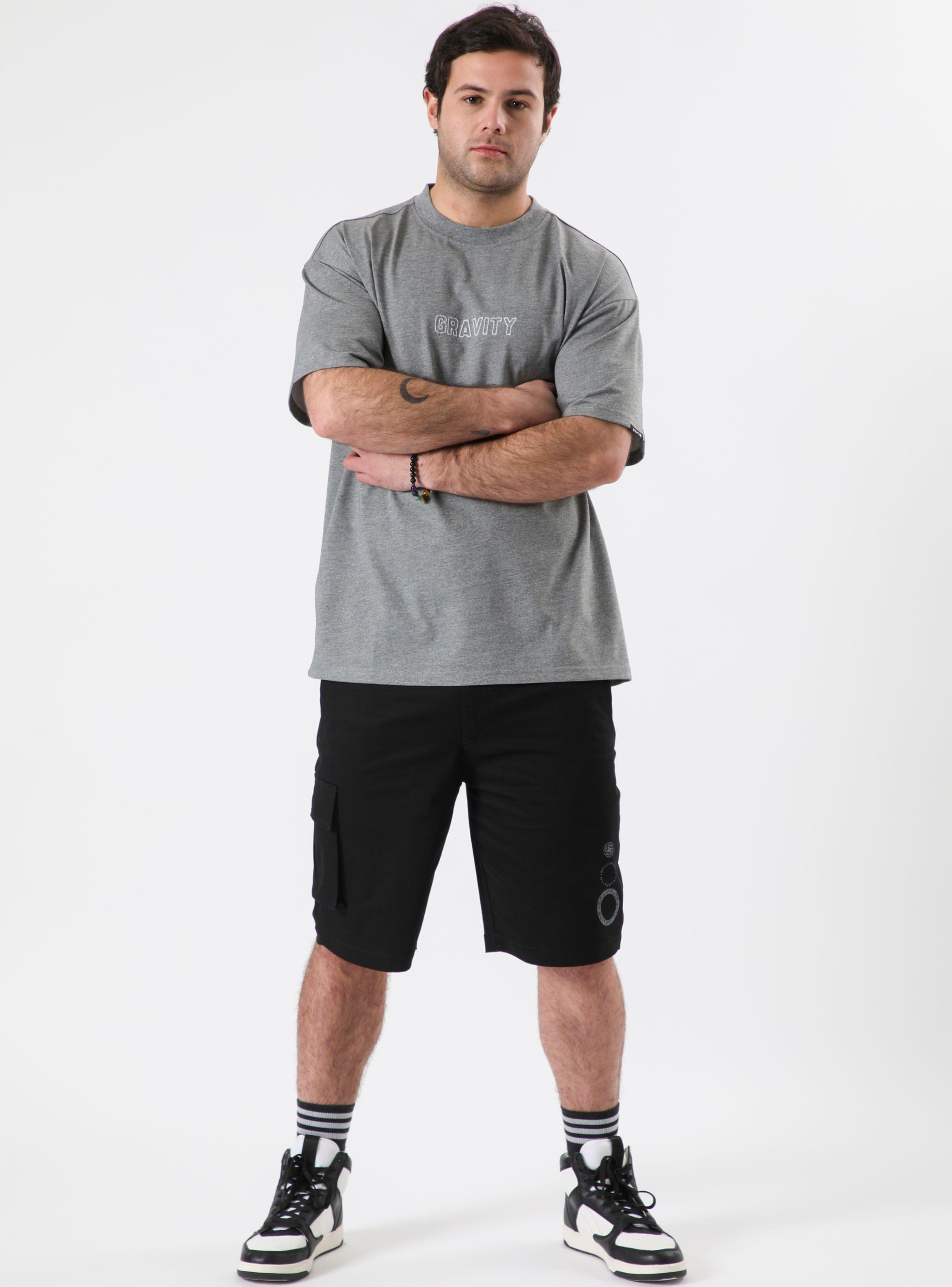Polera Overisize Gruesa con Bordado Gravity-3