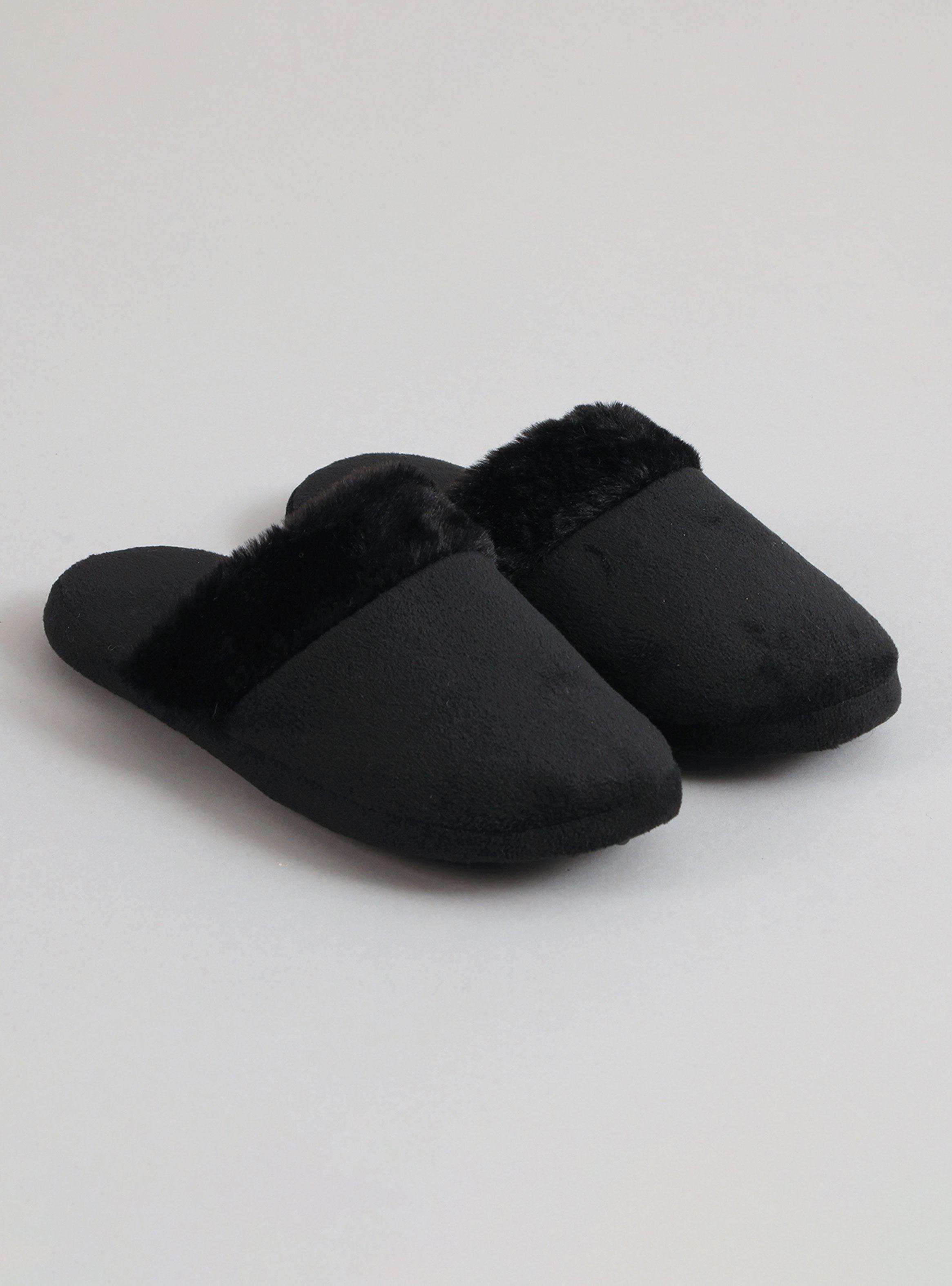 Pantufla con Borde Fur-1