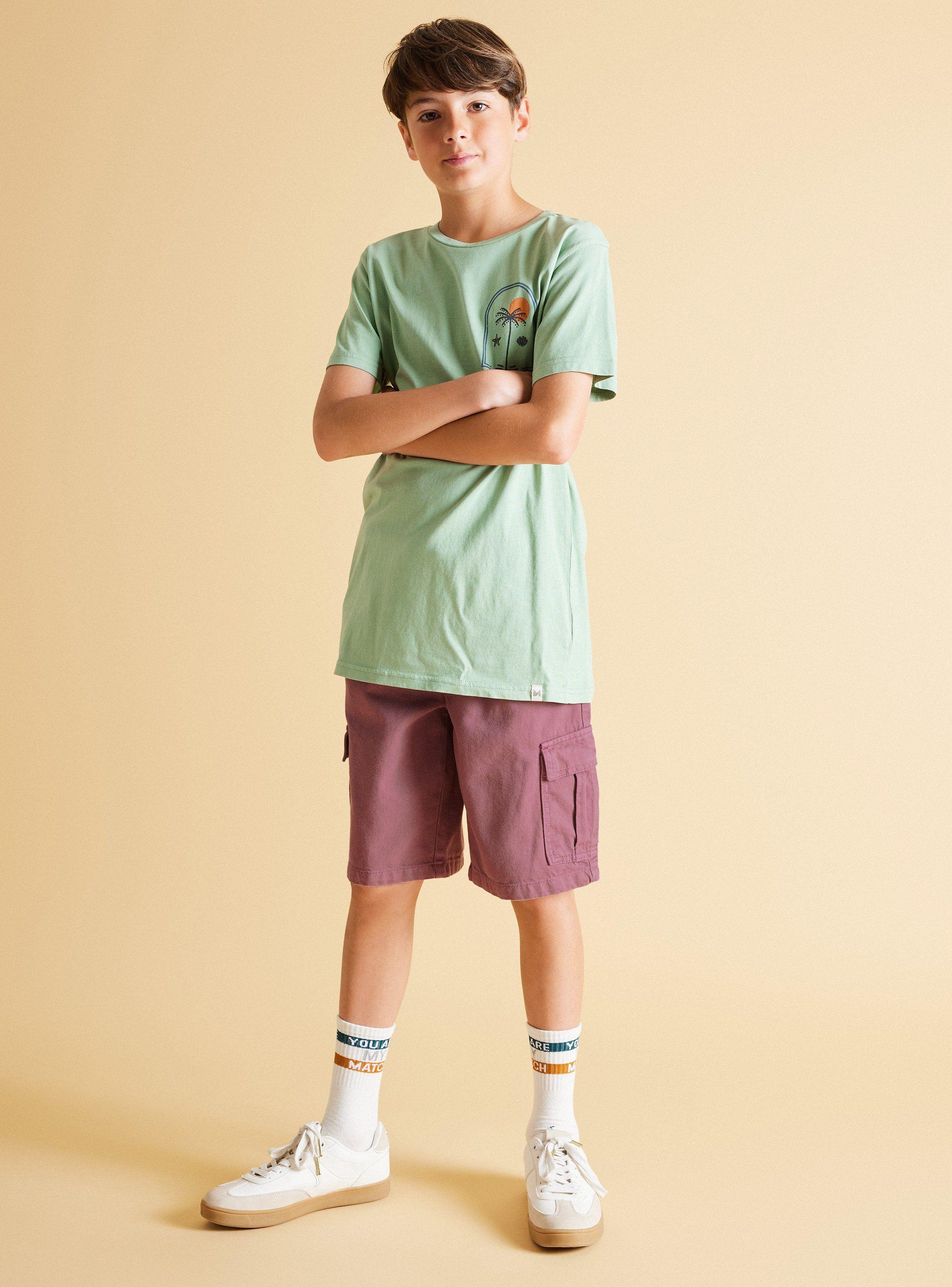 Short Bolsillos Cargo Acid Wash-0