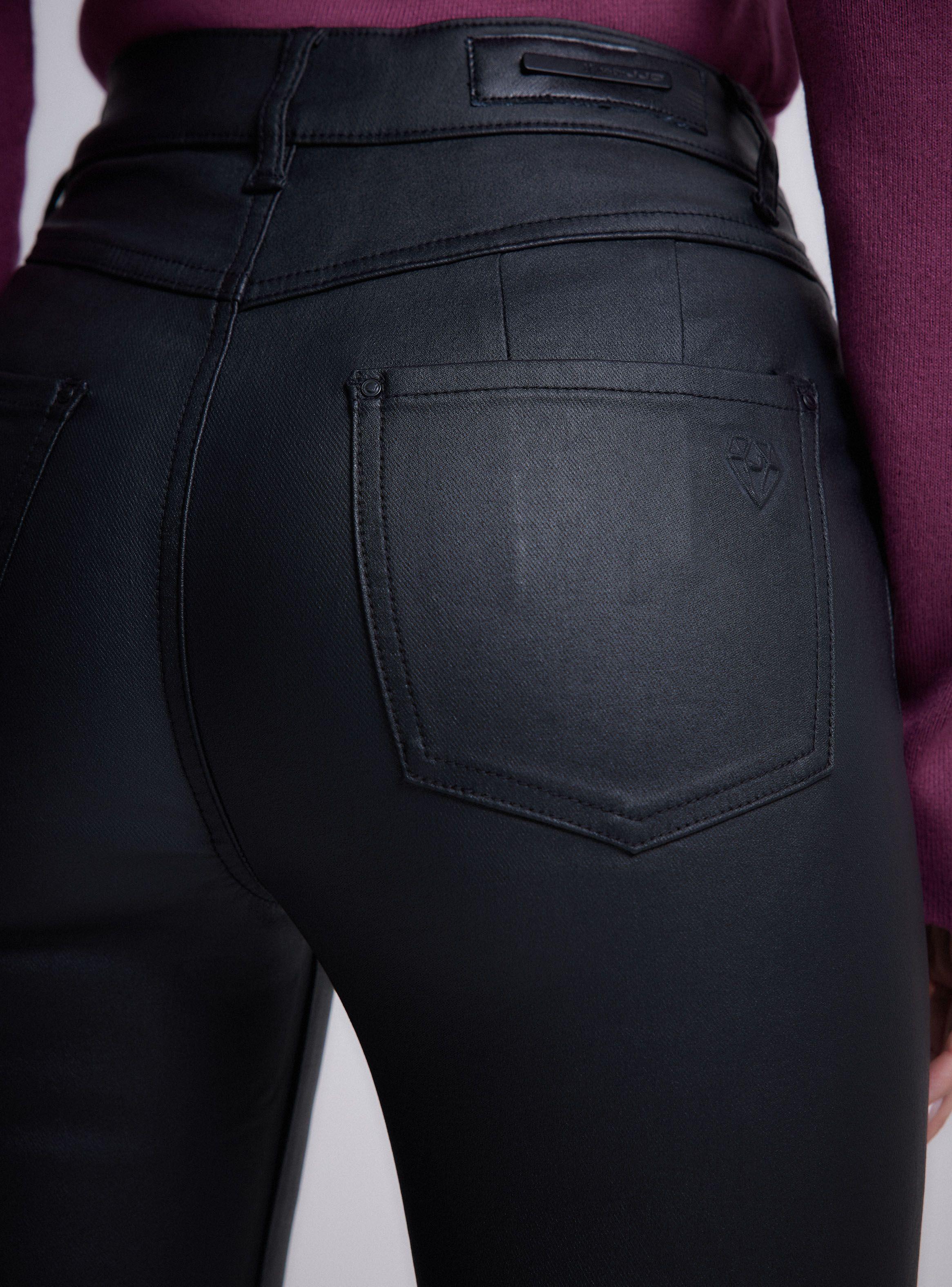 Jeans Engomado Bolsillos con Cierre-3