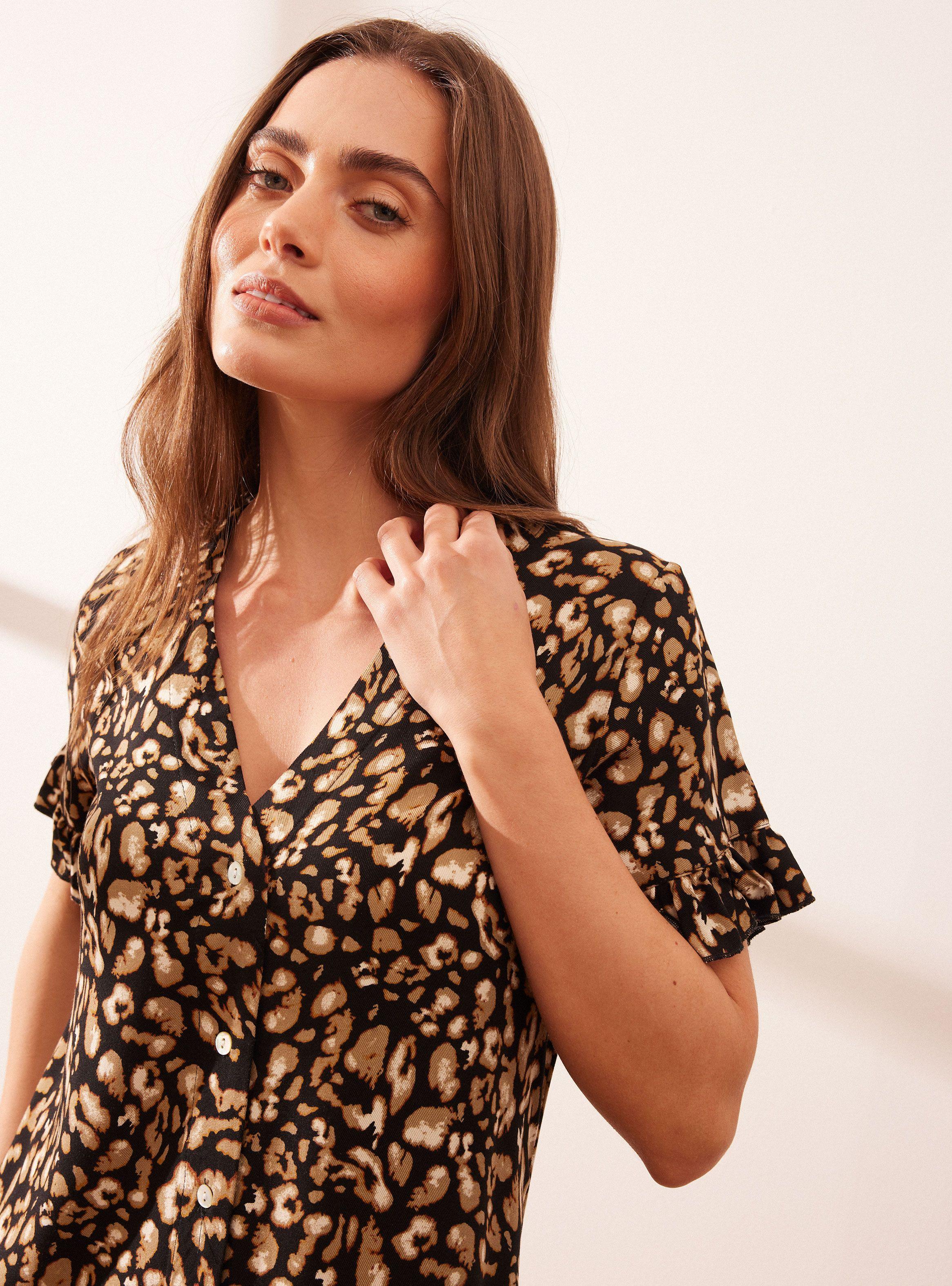 Pijama Camisa de Dormir Estampada-2