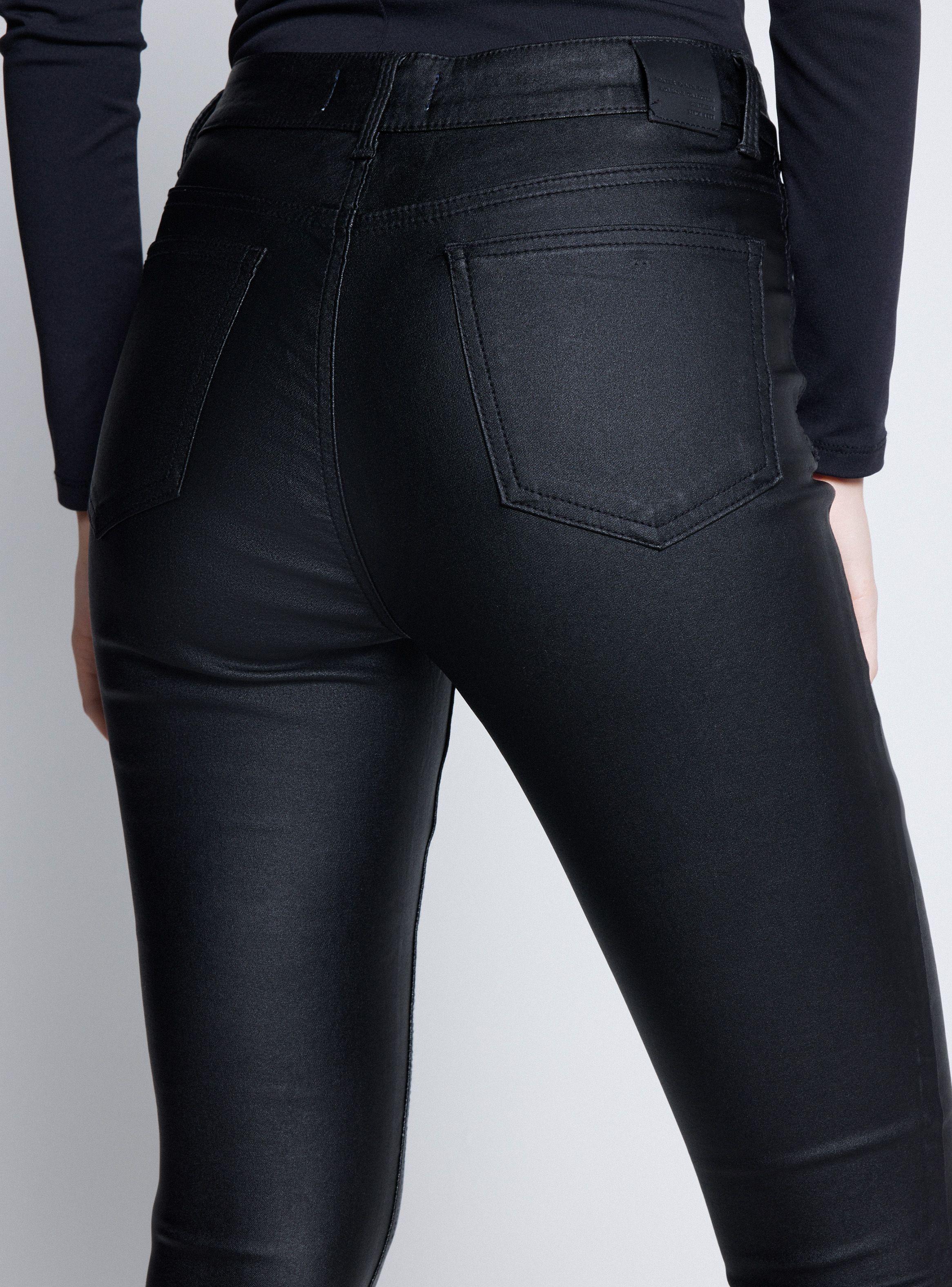 Pantalón Skinny Efecto Piel-2