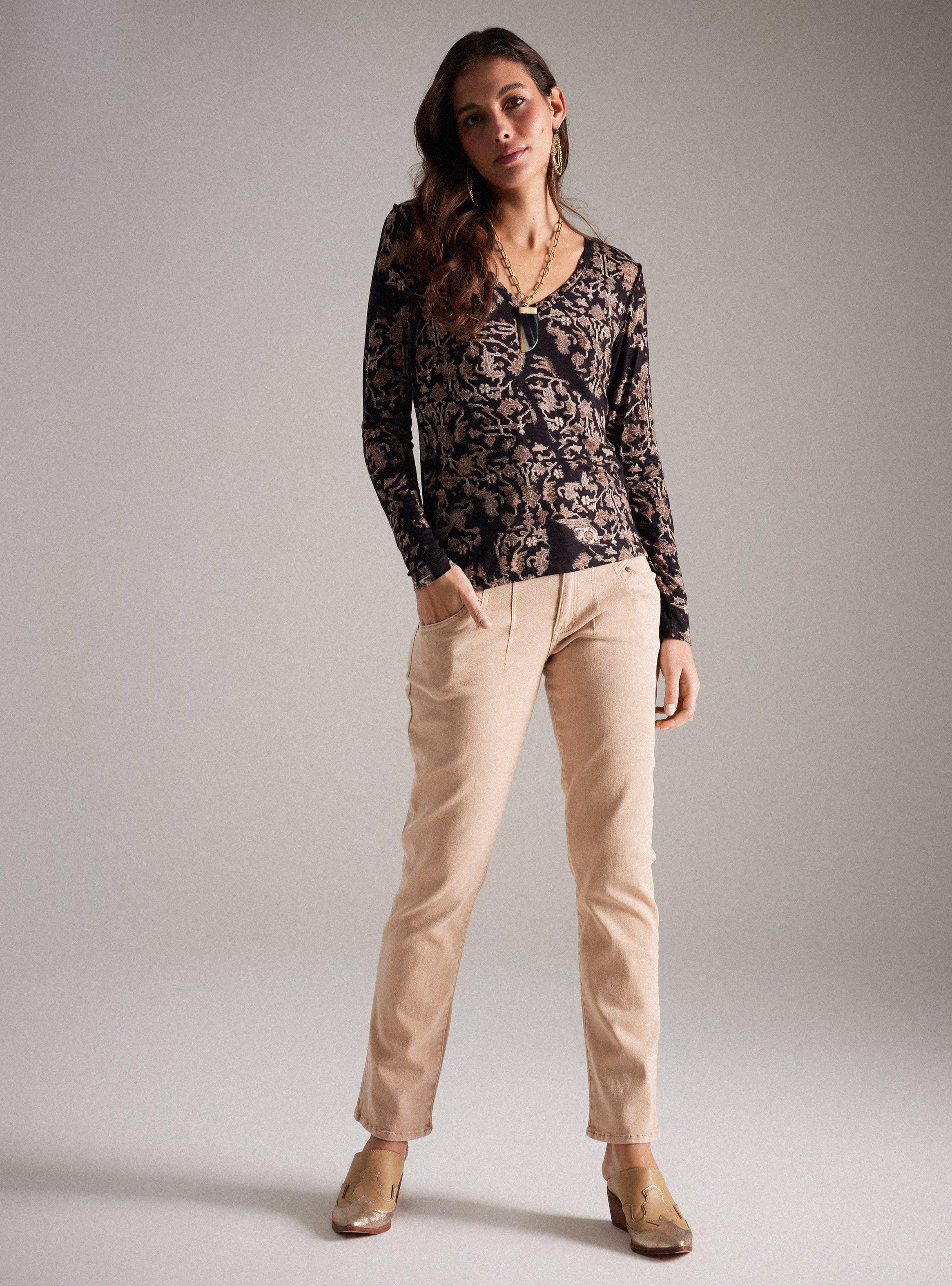 Polera Estampado Color Elasticado-4