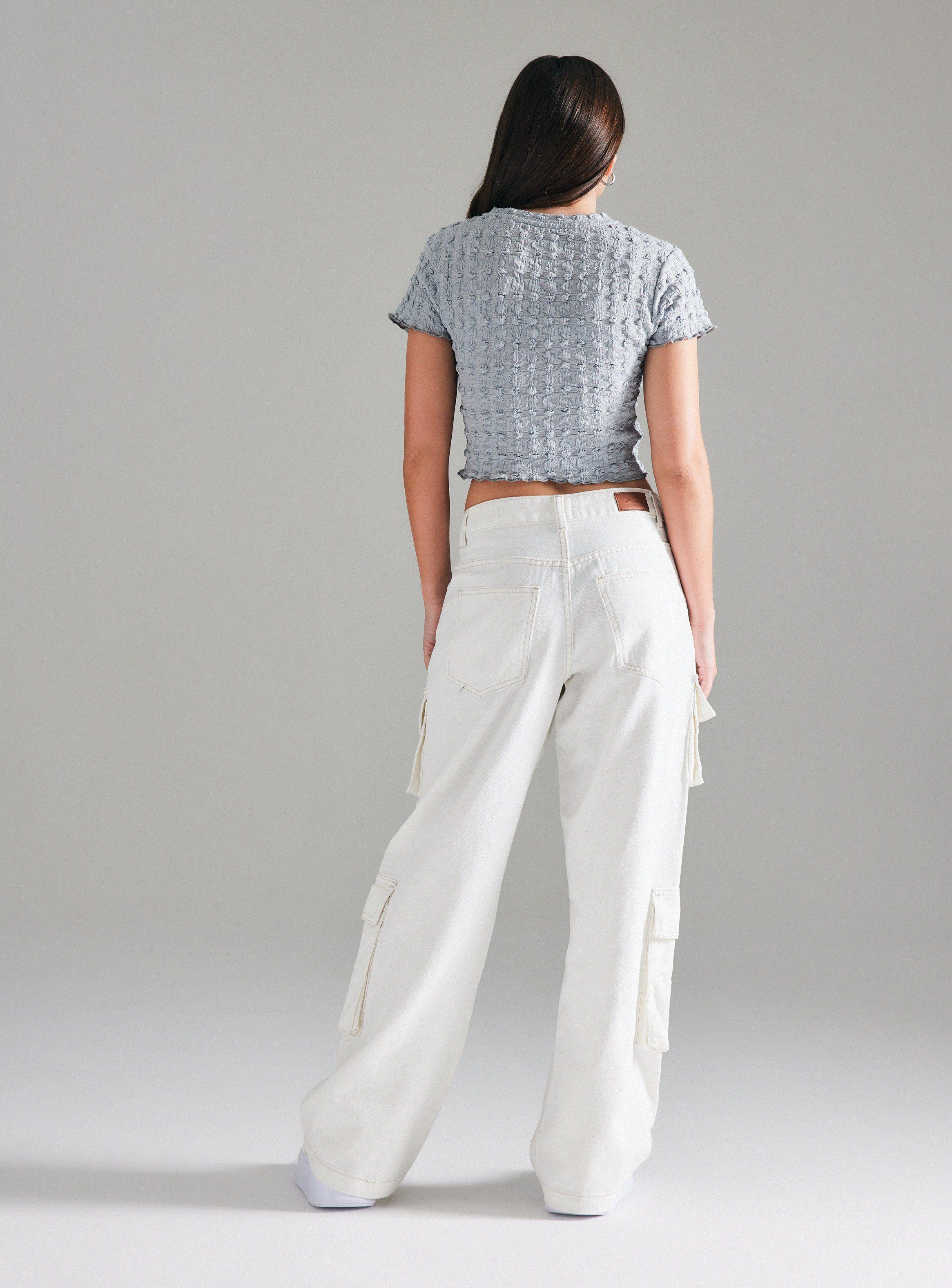 Polera Textura Front Print-5