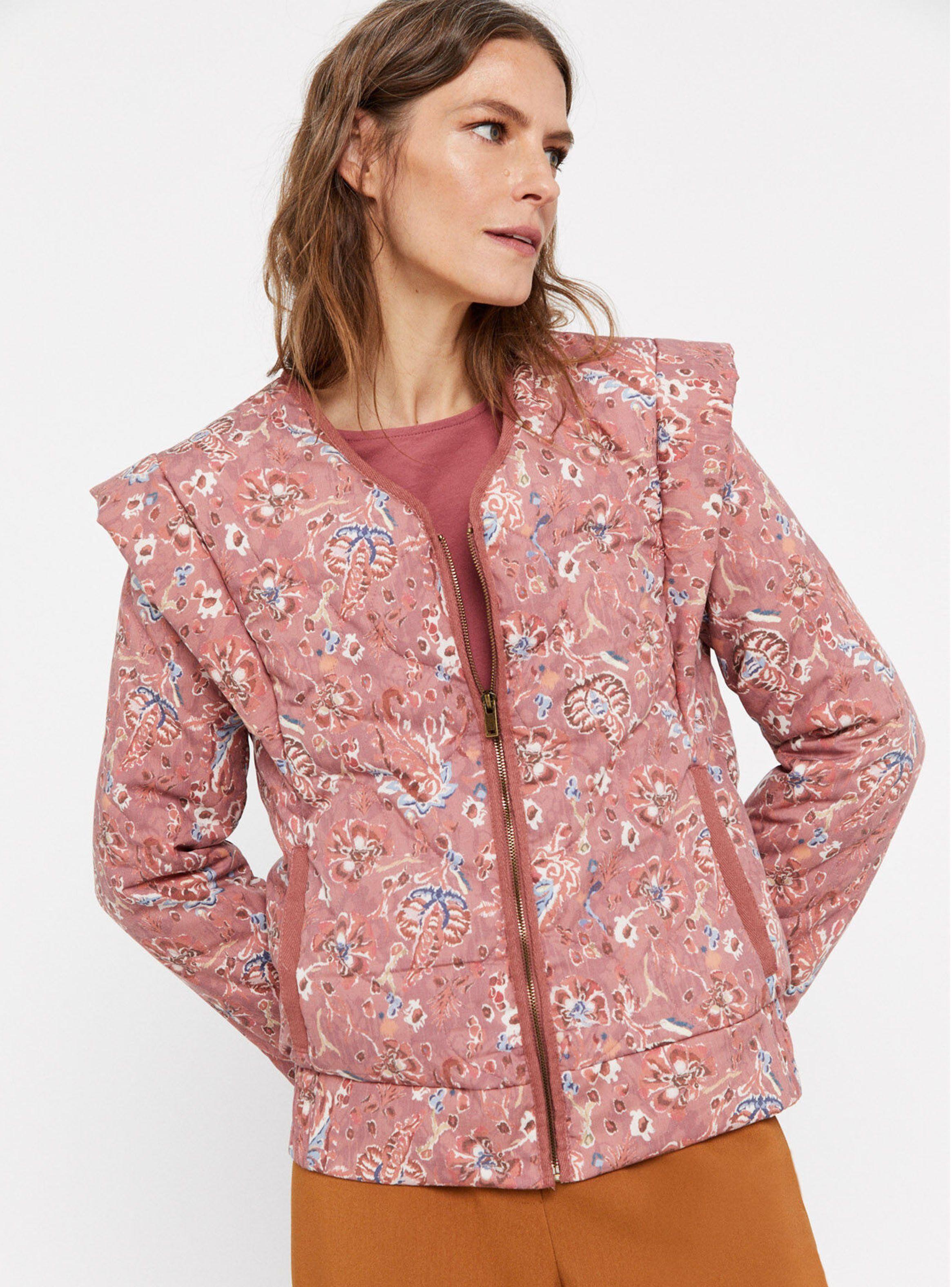 Chaqueta Cazadora Acolchada Estampada-0