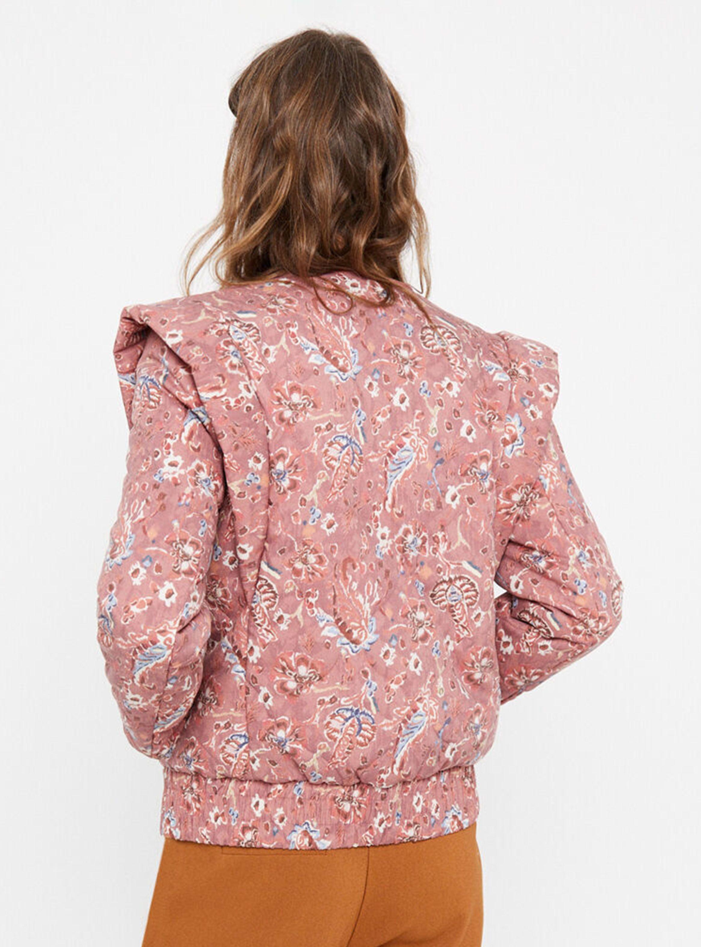 Chaqueta Cazadora Acolchada Estampada-1