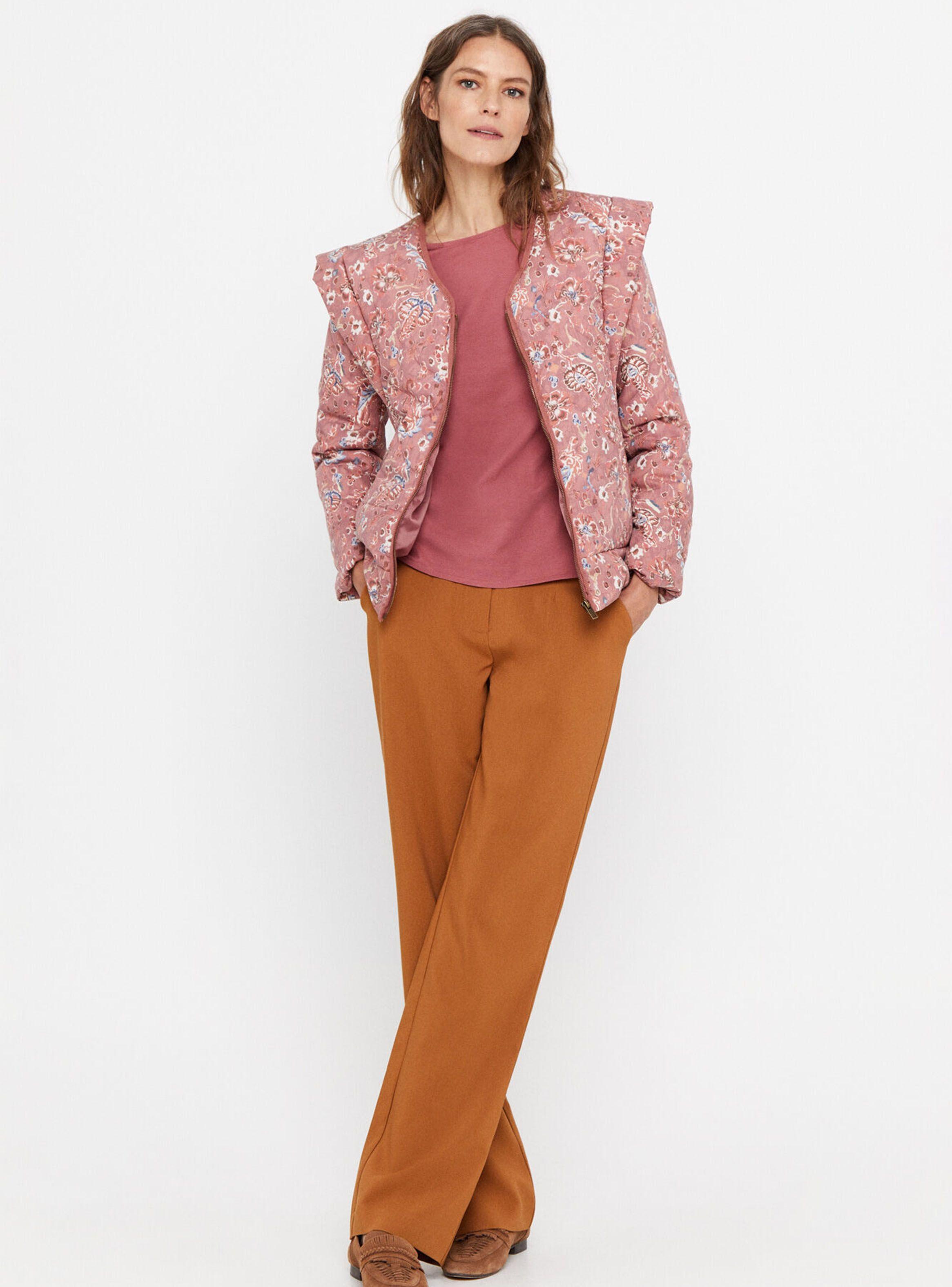 Chaqueta Cazadora Acolchada Estampada-3