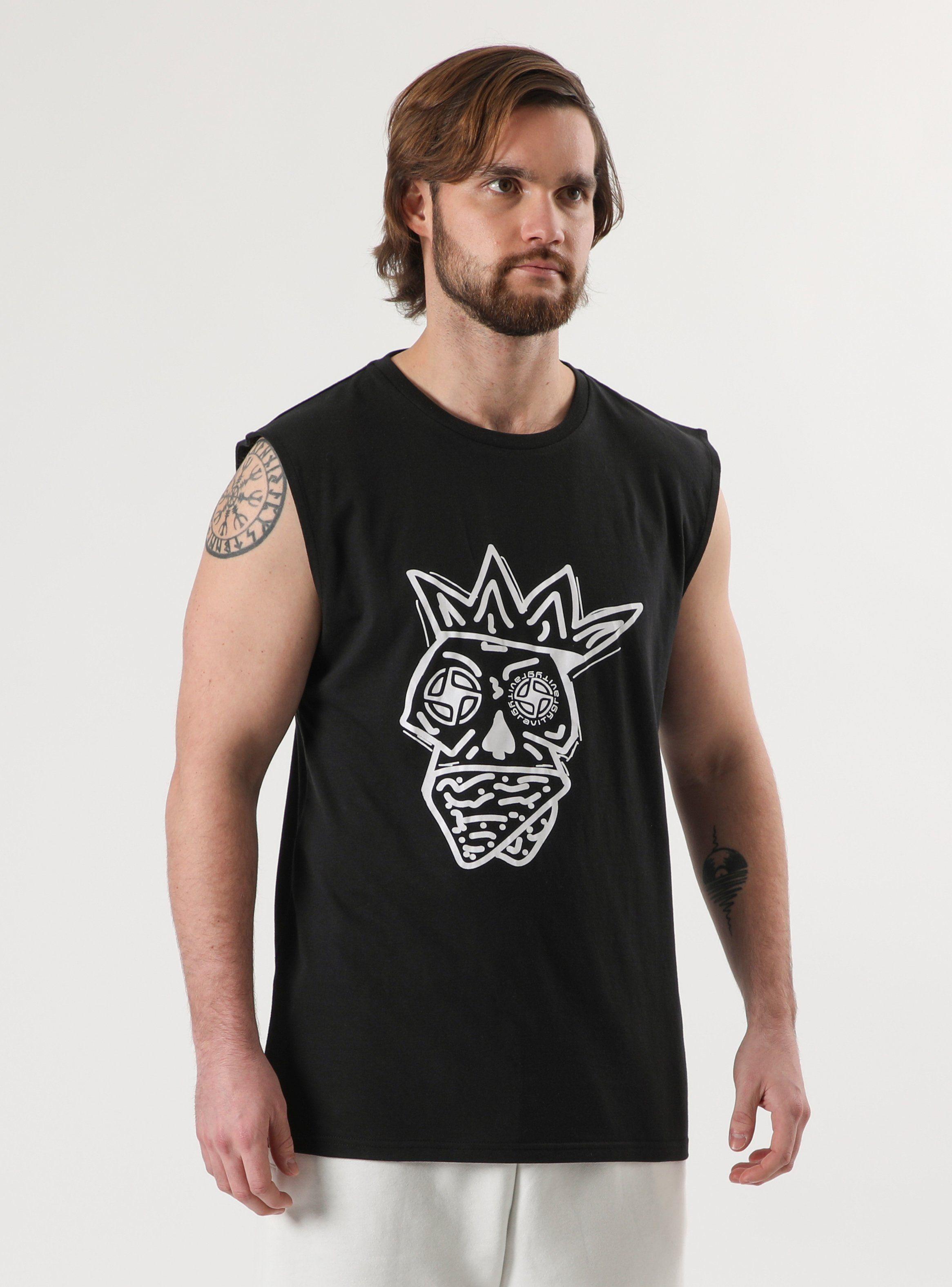 Polera sin Mangas Calavera-0