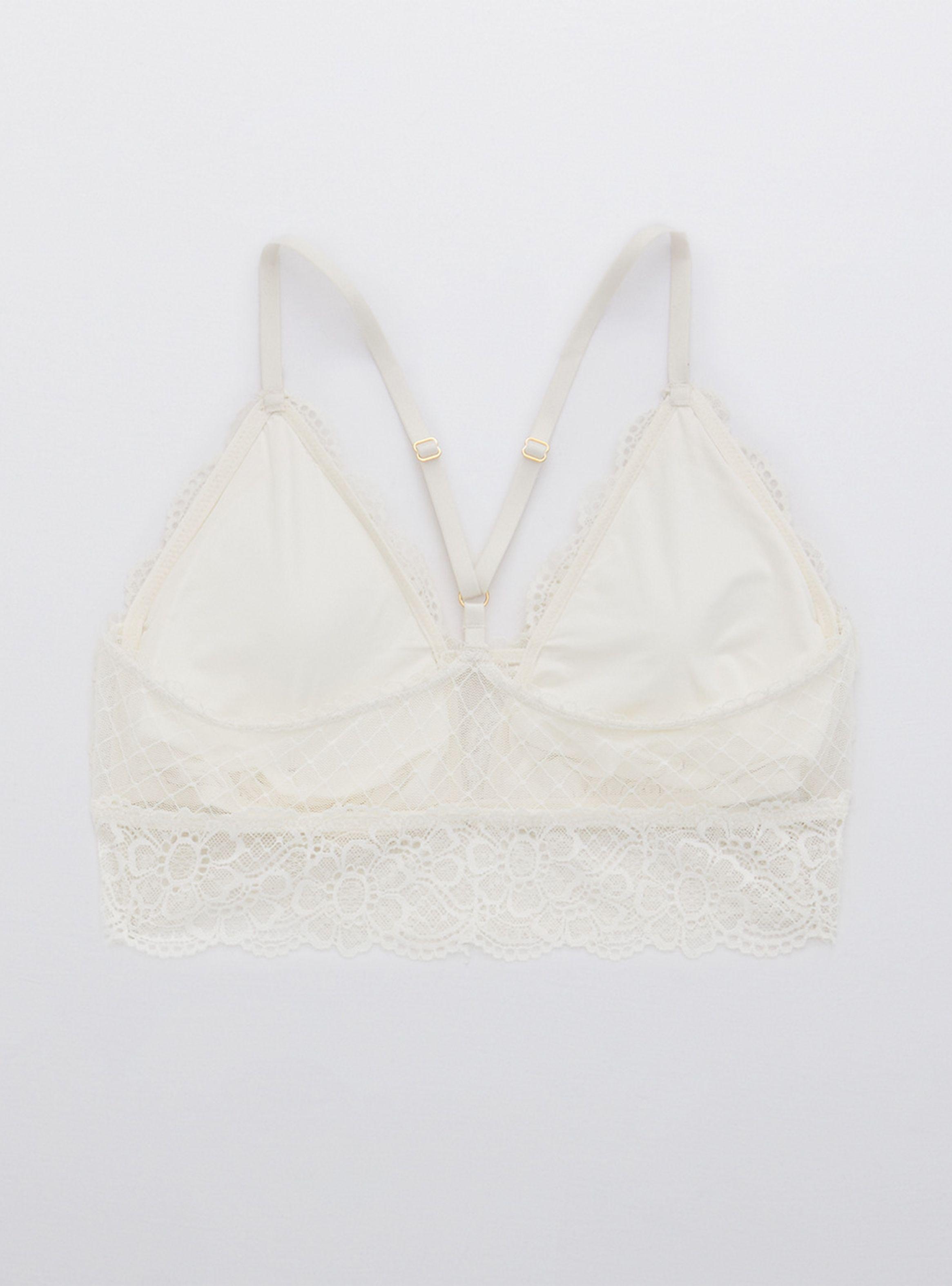 Bralette Slumber Party Lace Padded Racerback-3