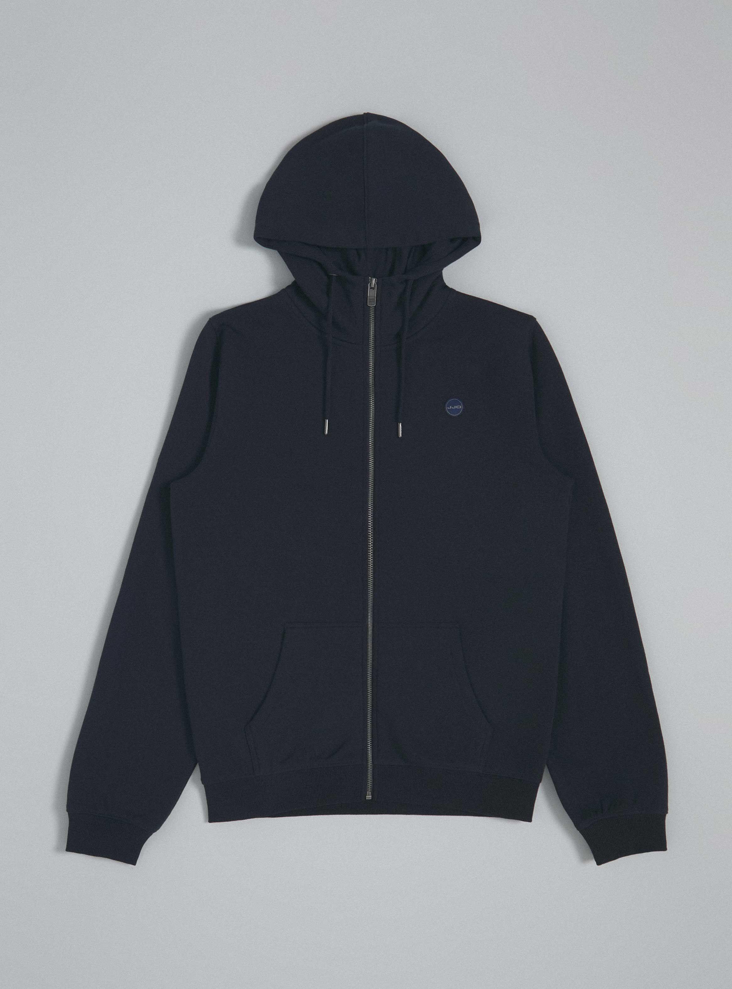 Polerón Cierre y Capucha Escolar Azul Marino Talla S-M-L-Xl-0