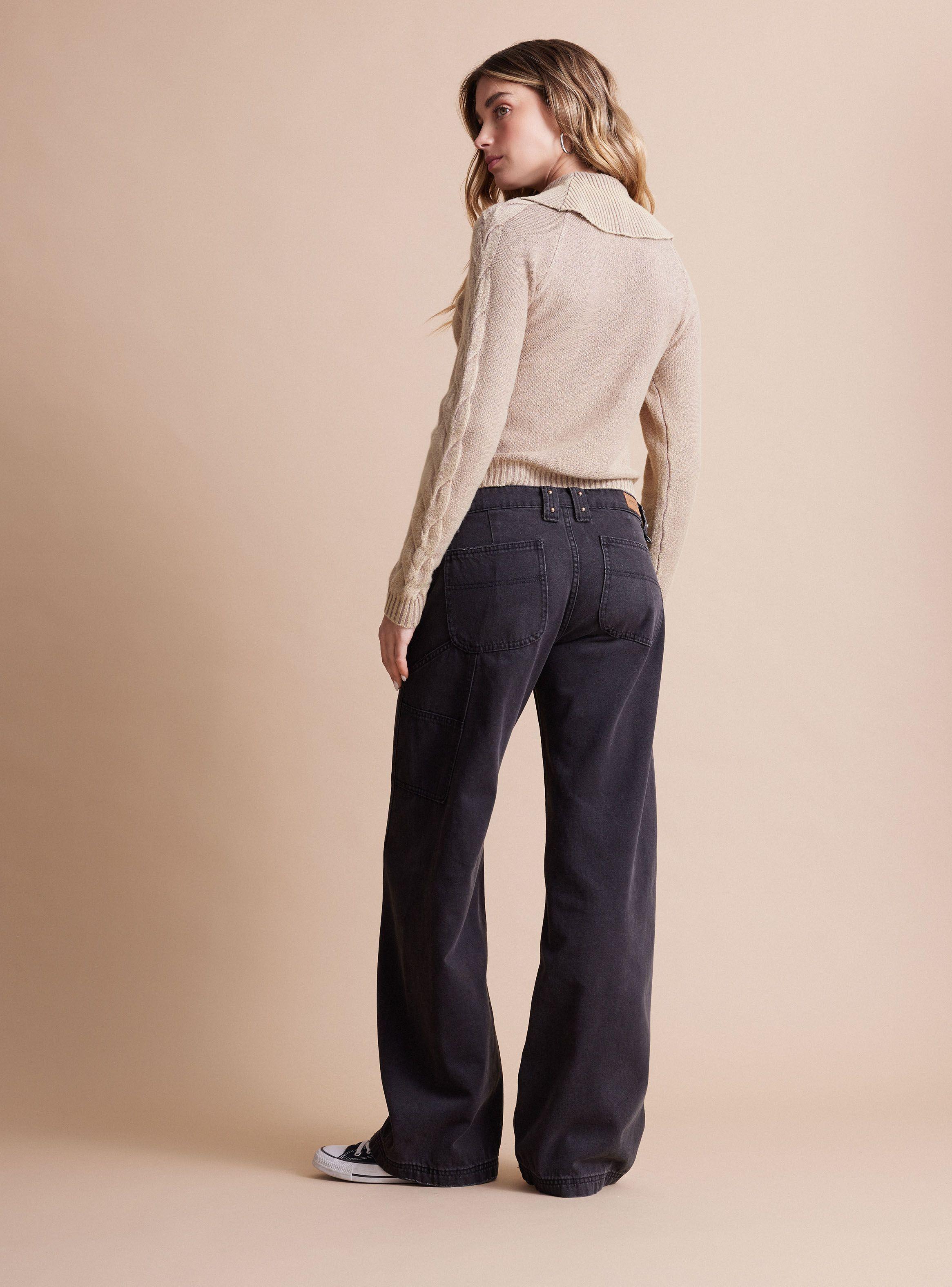 Jeans con Cortes Aplicación de Tachas-5