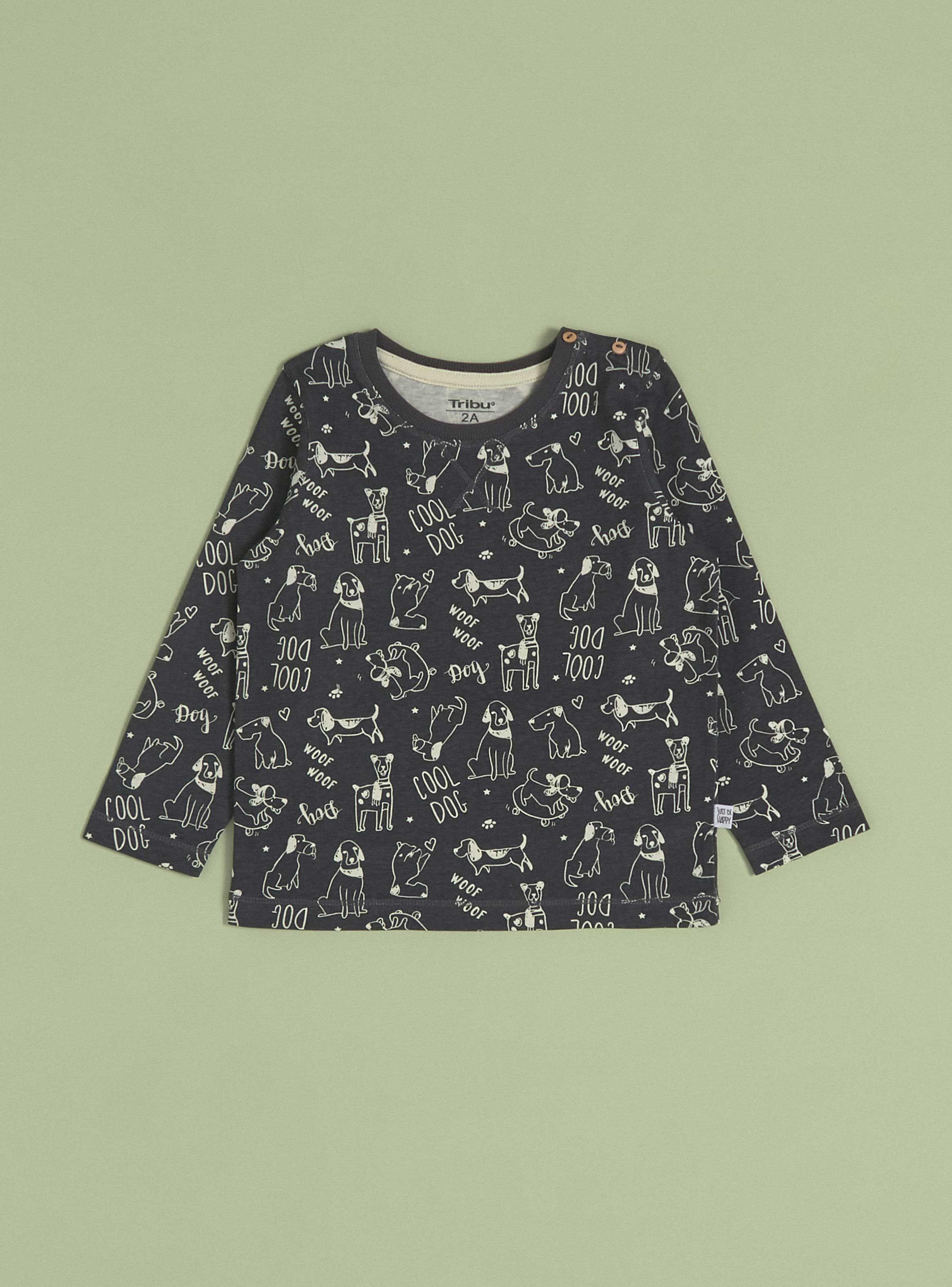 Polera Niño Estampado Completo-0
