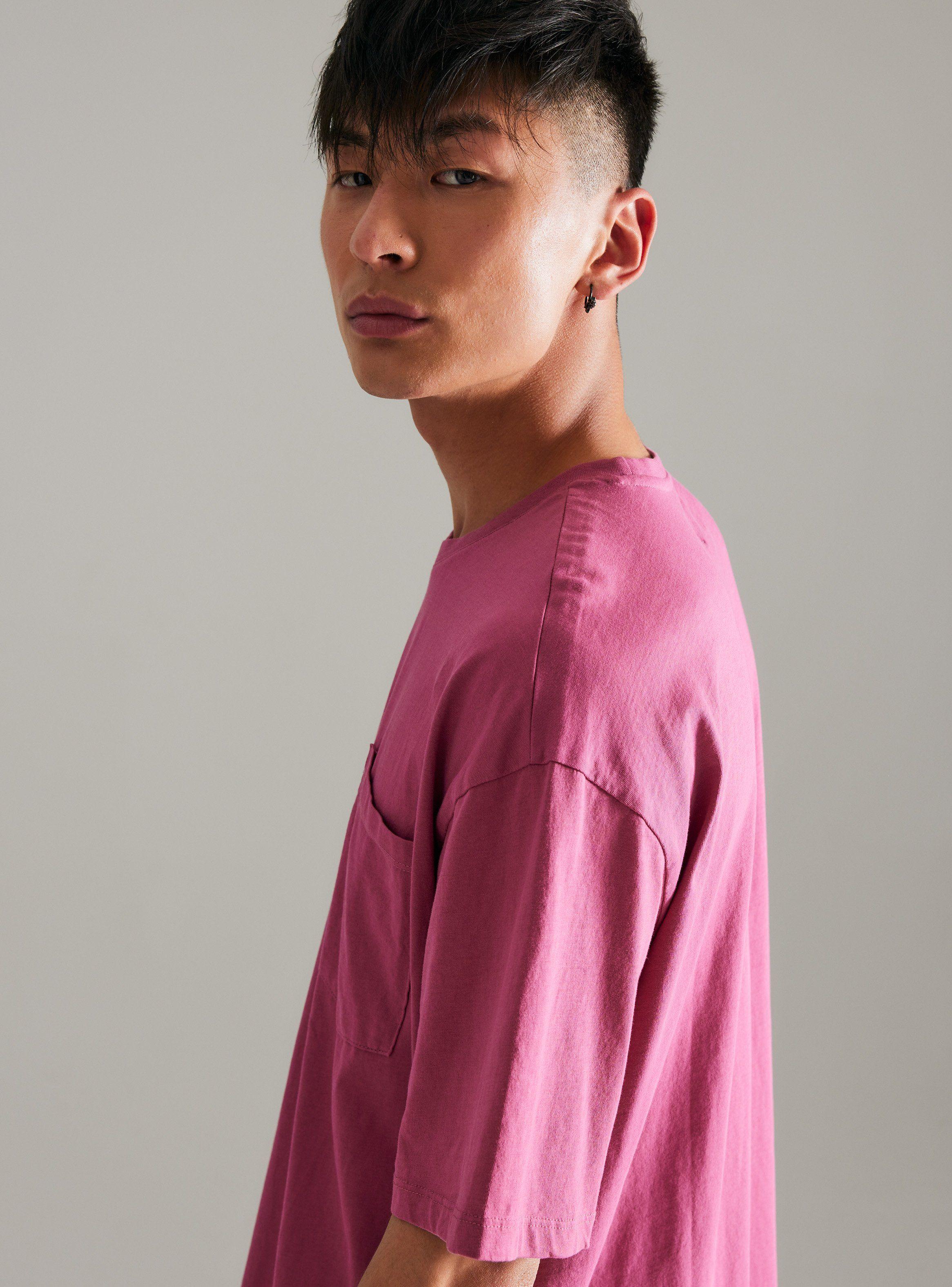 Polera Oversize Etiqueta Teñida-3