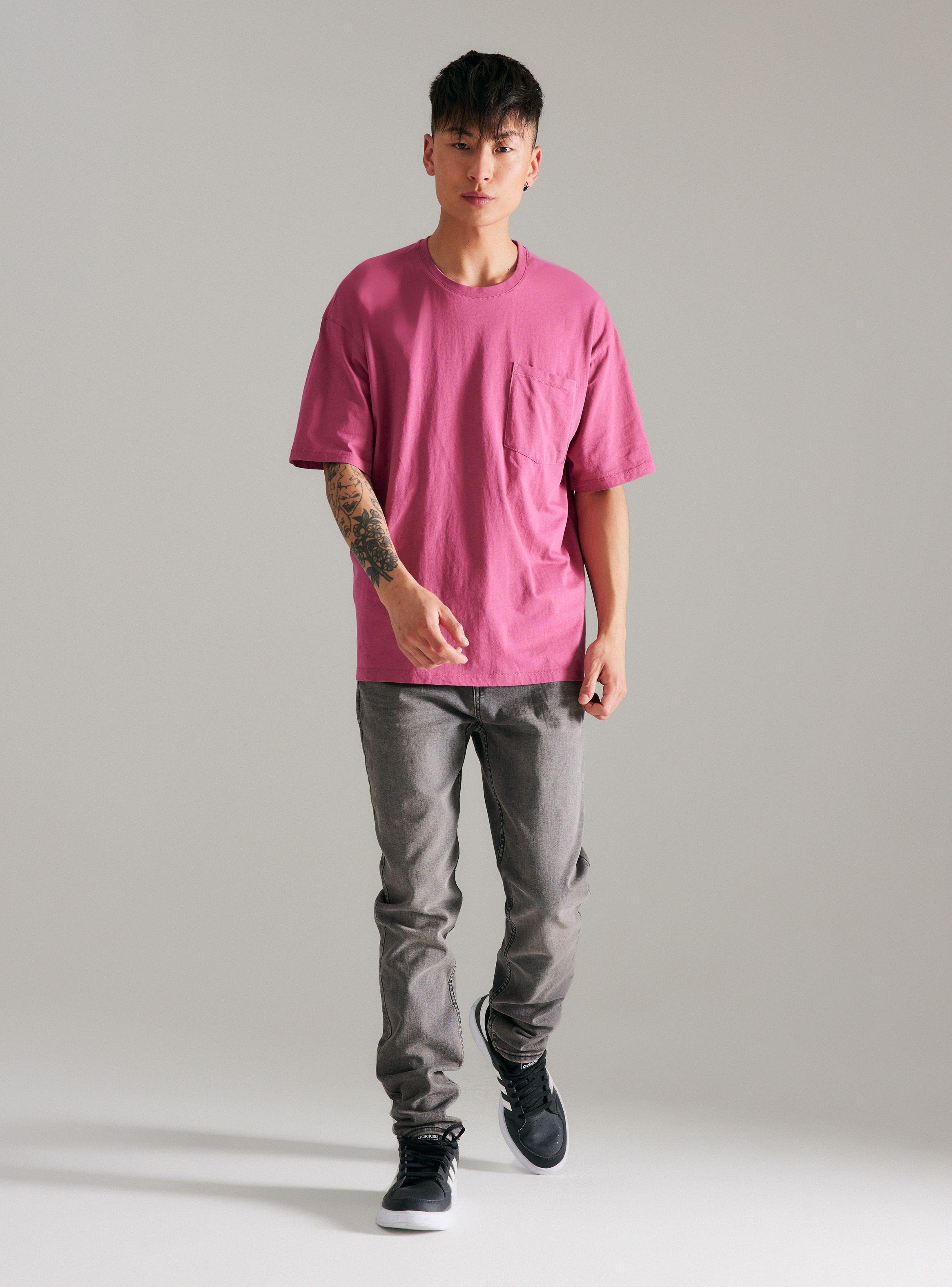 Polera Oversize Etiqueta Teñida-4