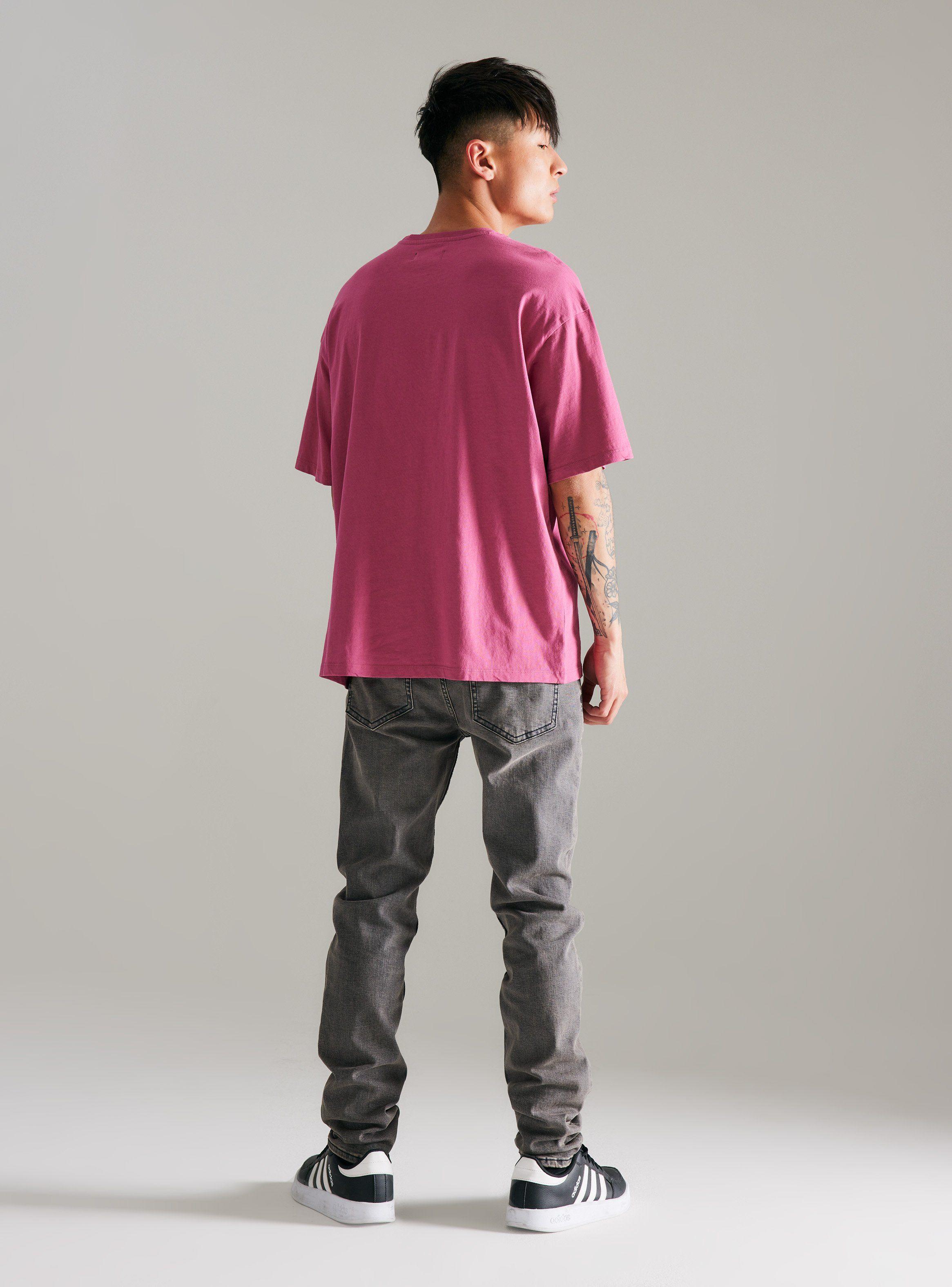 Polera Oversize Etiqueta Teñida-5