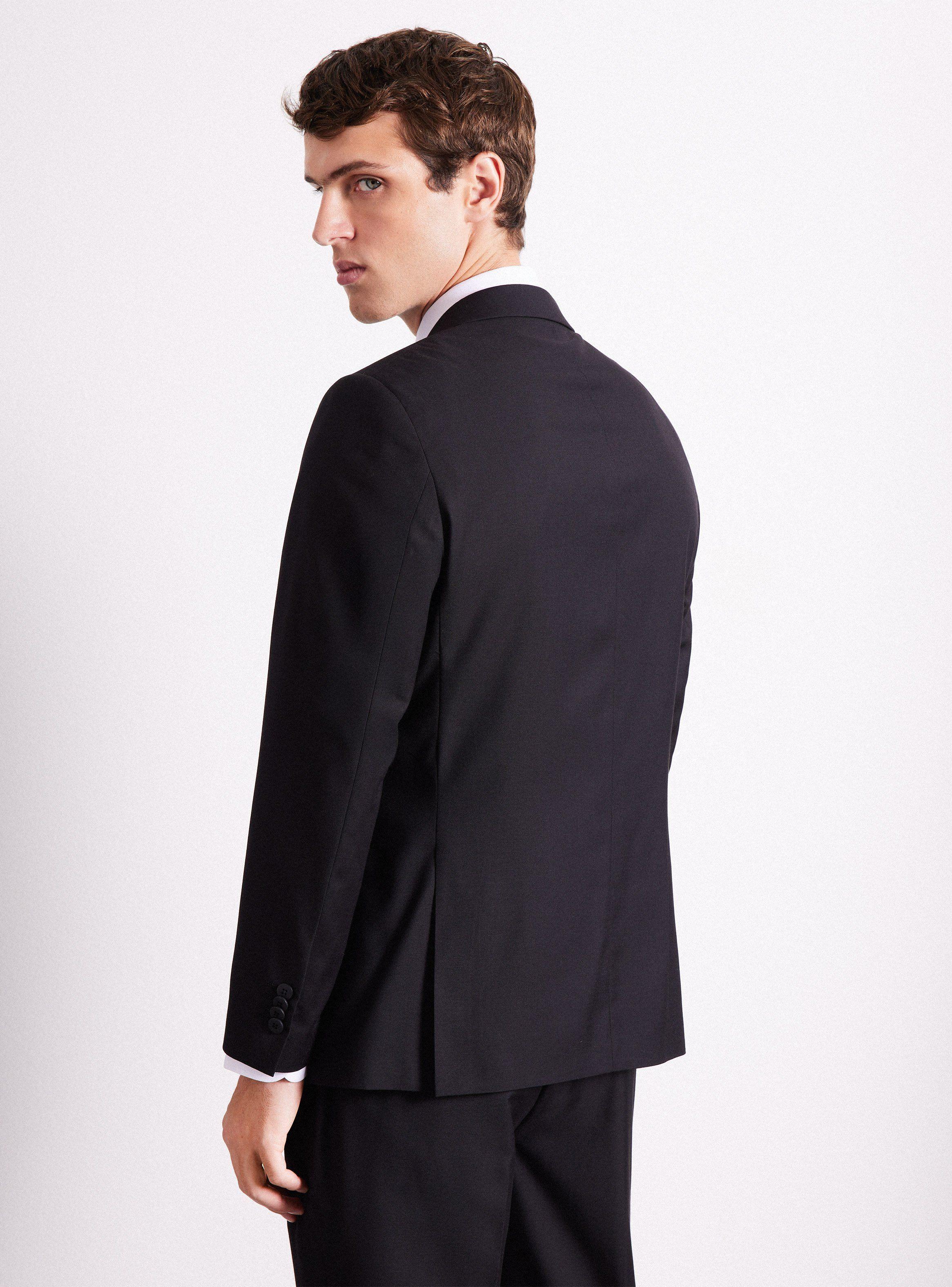 Traje Recto Slim Fit Liso Dark-1