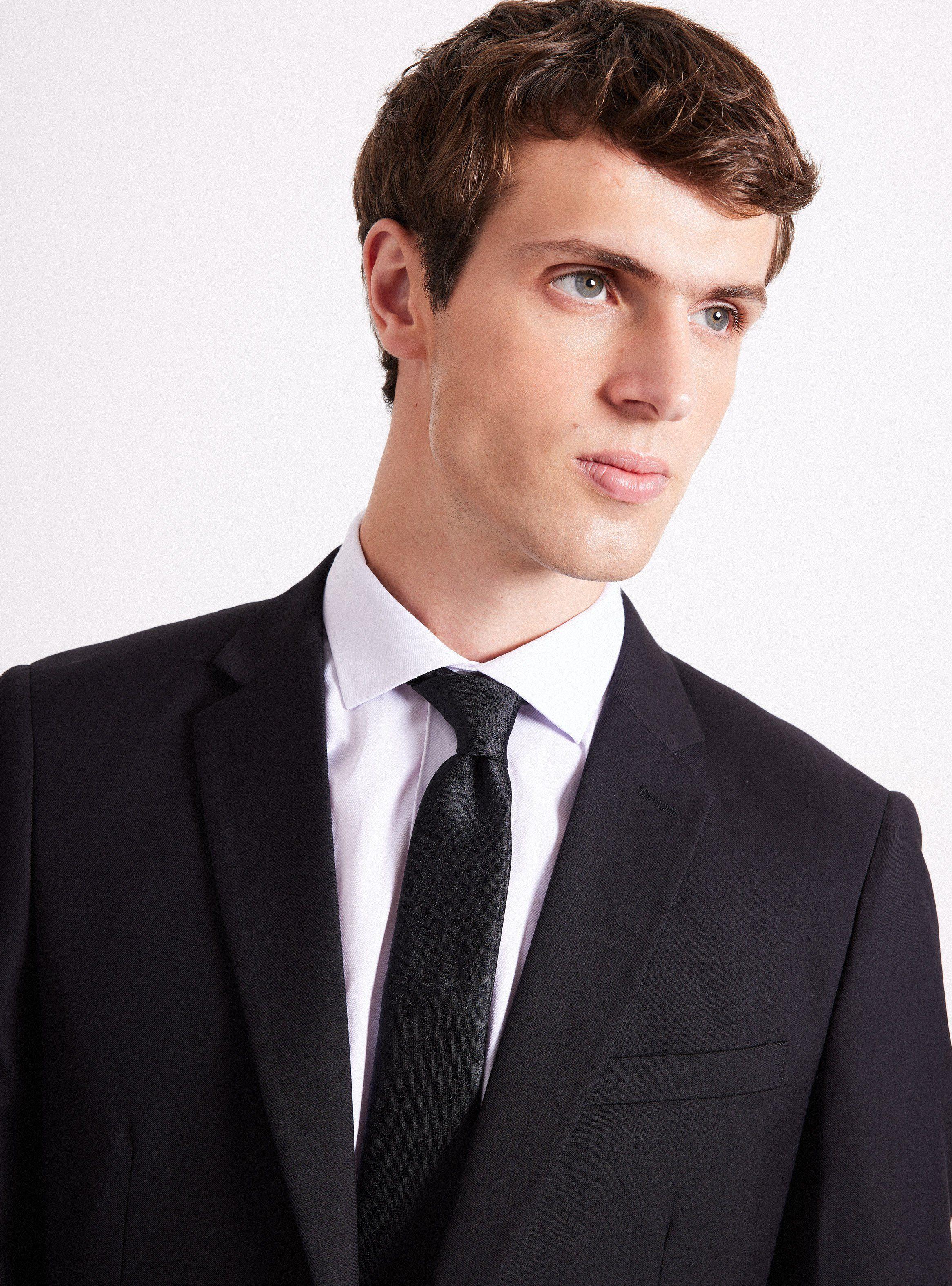 Traje Recto Slim Fit Liso Dark-2