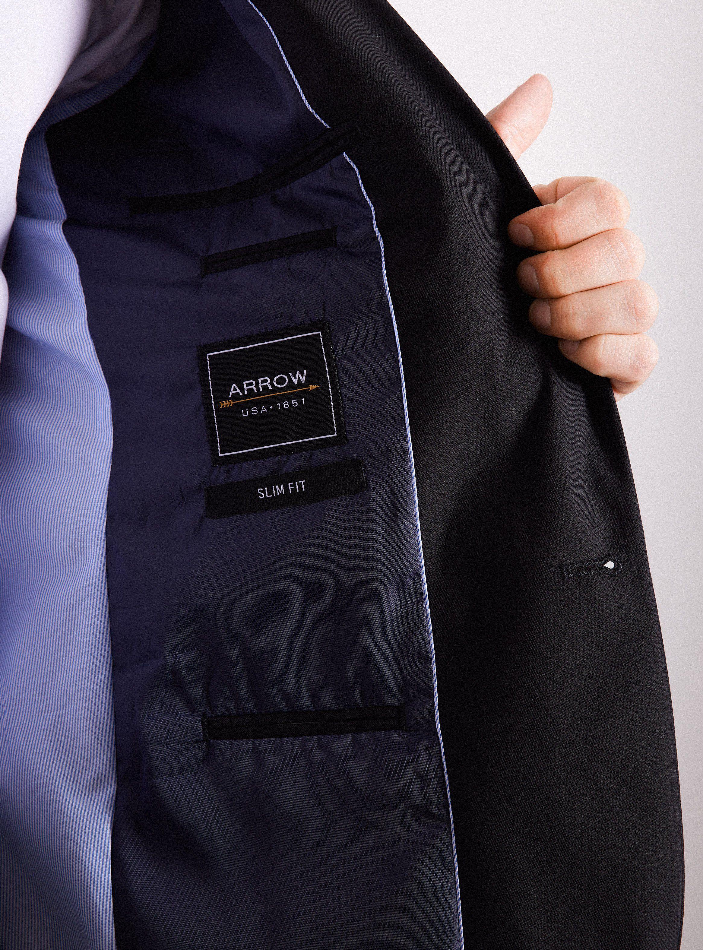 Traje Recto Slim Fit Liso Dark-3