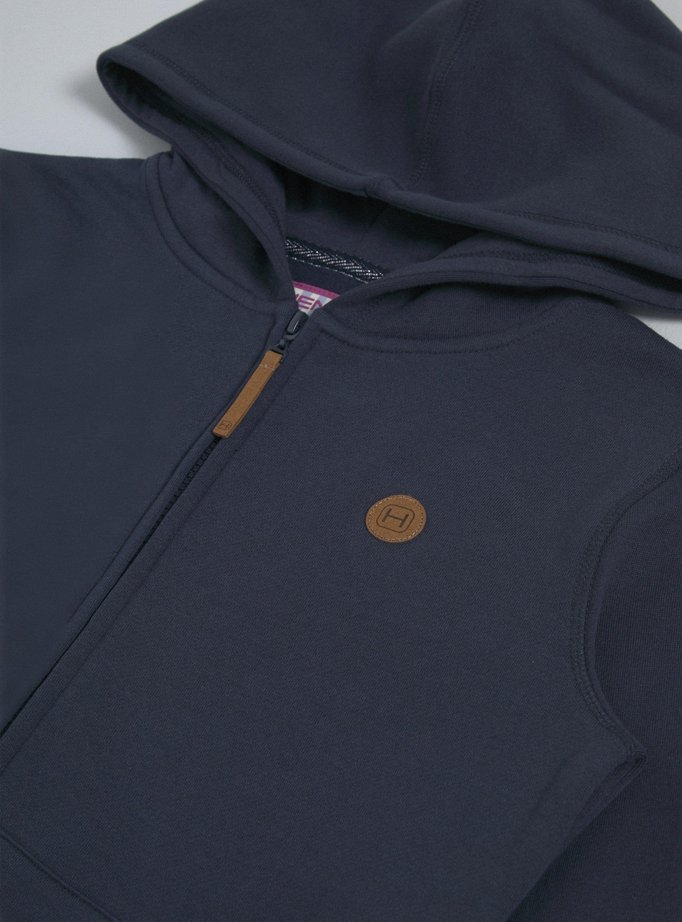 Polerón con Cierre y Gorro Azul Marino Niña Tallas S-M-L-XL-2