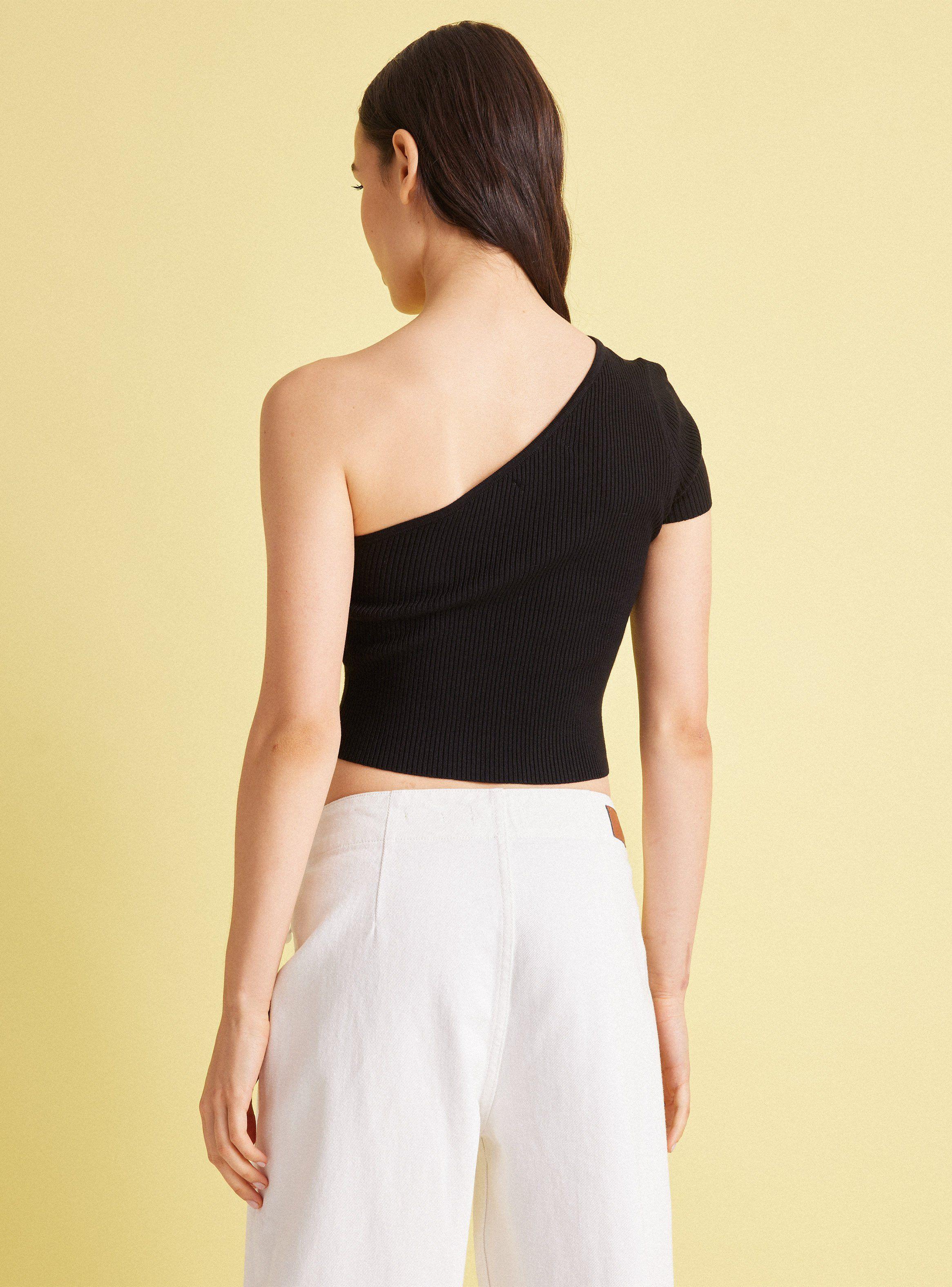Polera Tejida Un Hombro-1