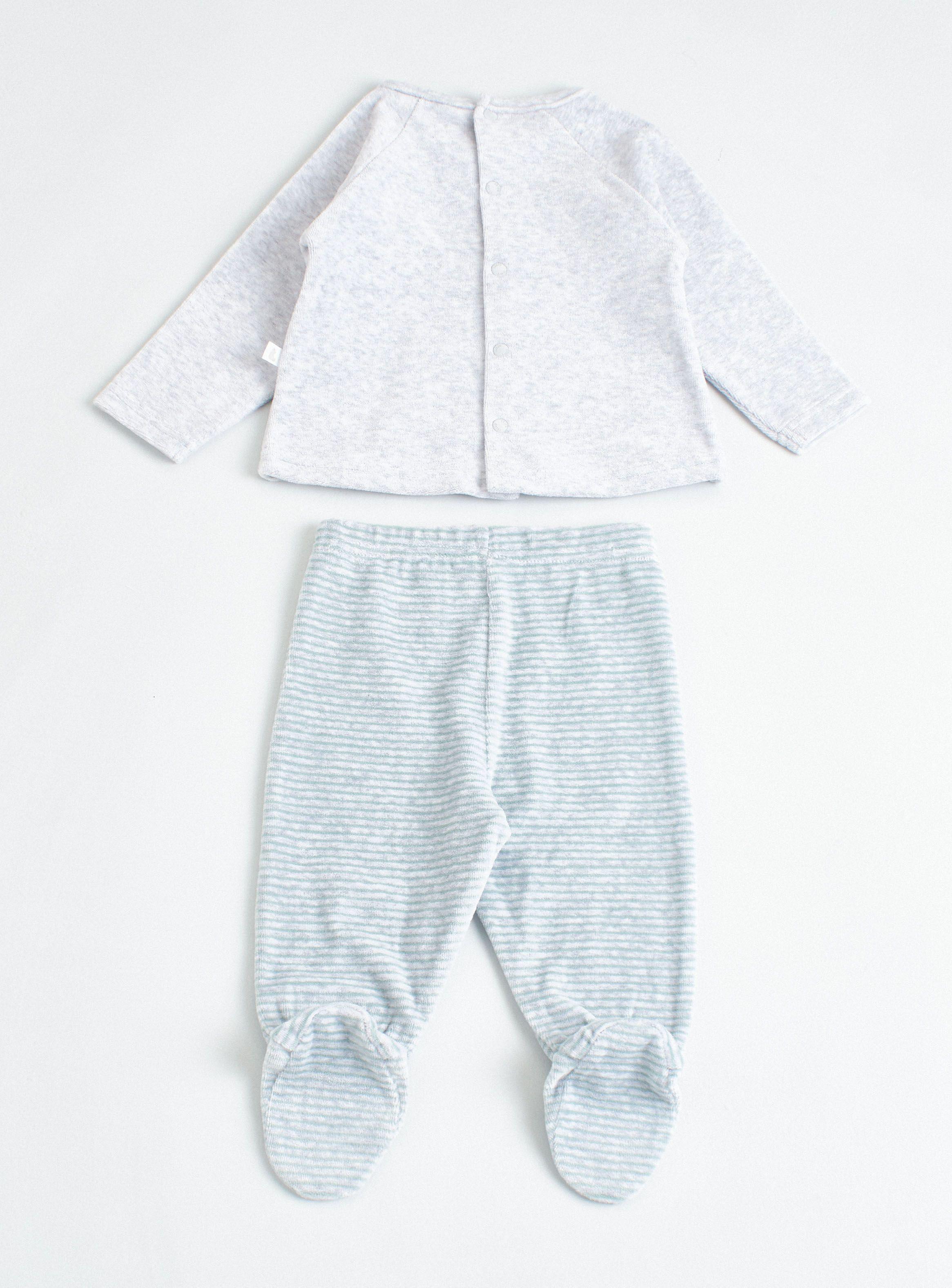 Conjunto Plush Dinosaurio Algodón Niño-1