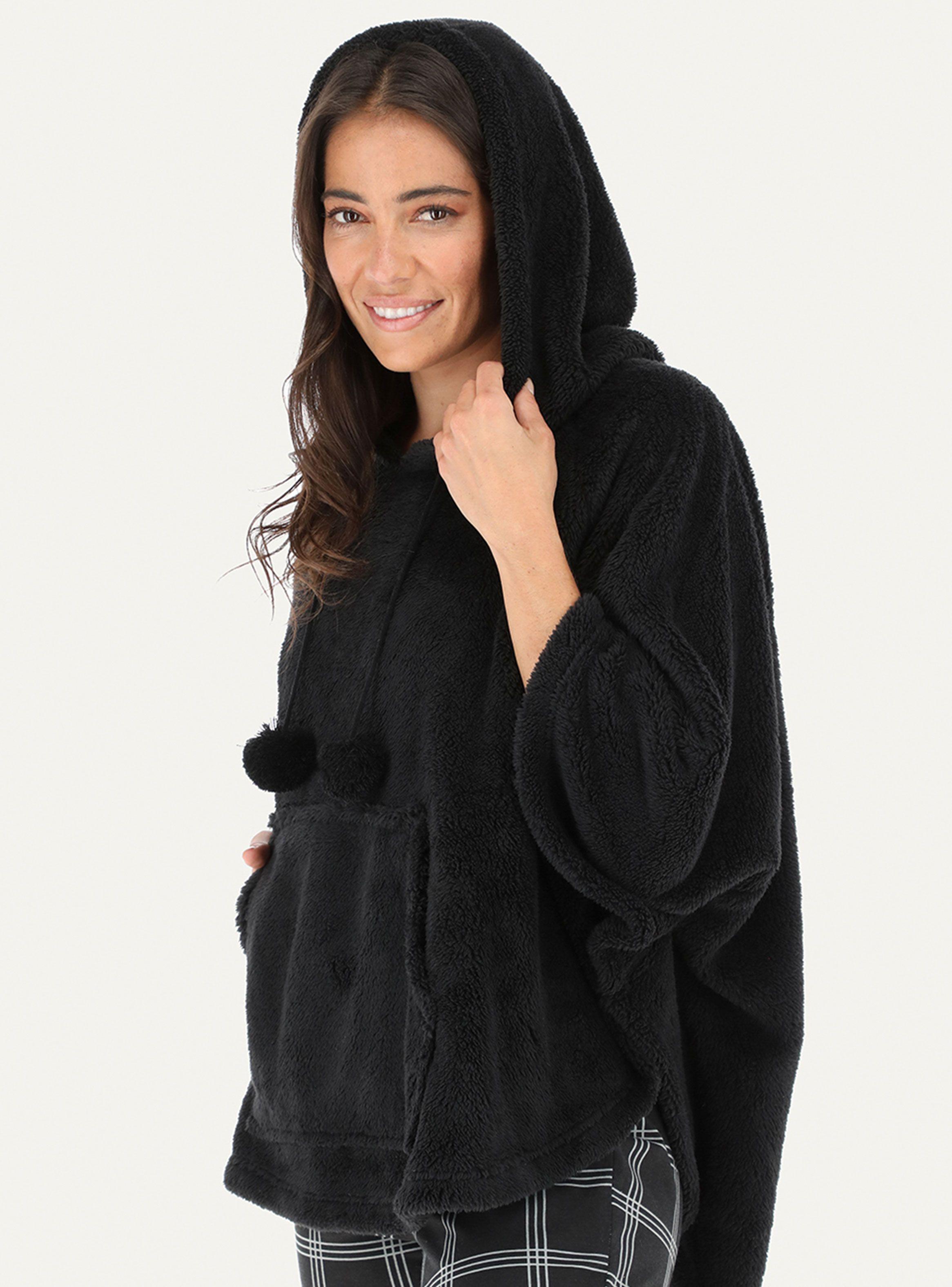 Poncho Coralfleece 32702 Flores-2