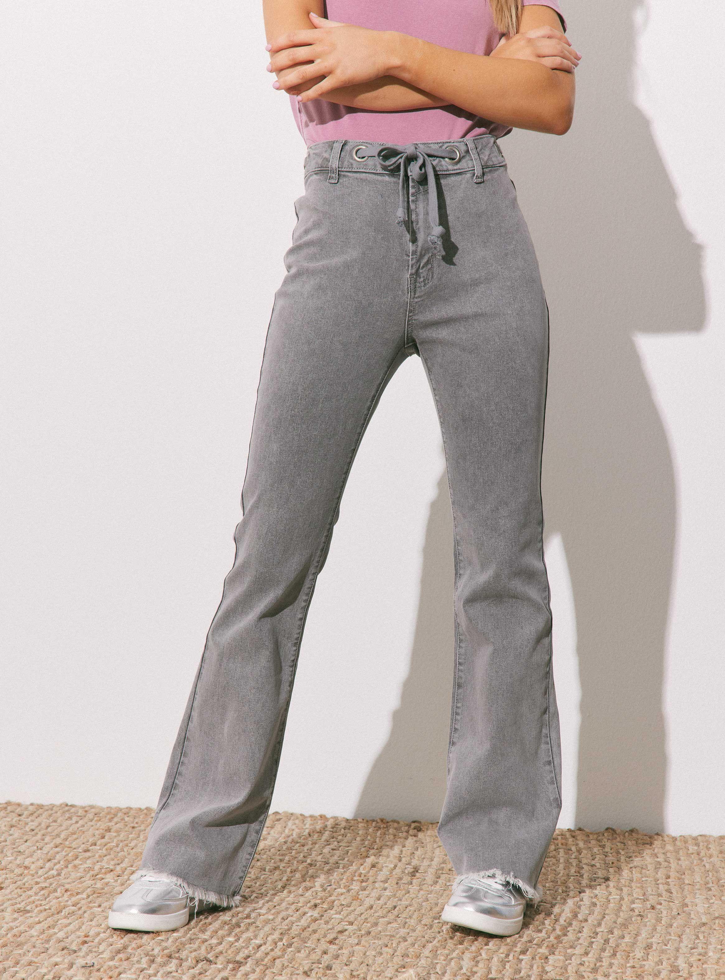 Jeans Cordón Cintura Ajustable-0