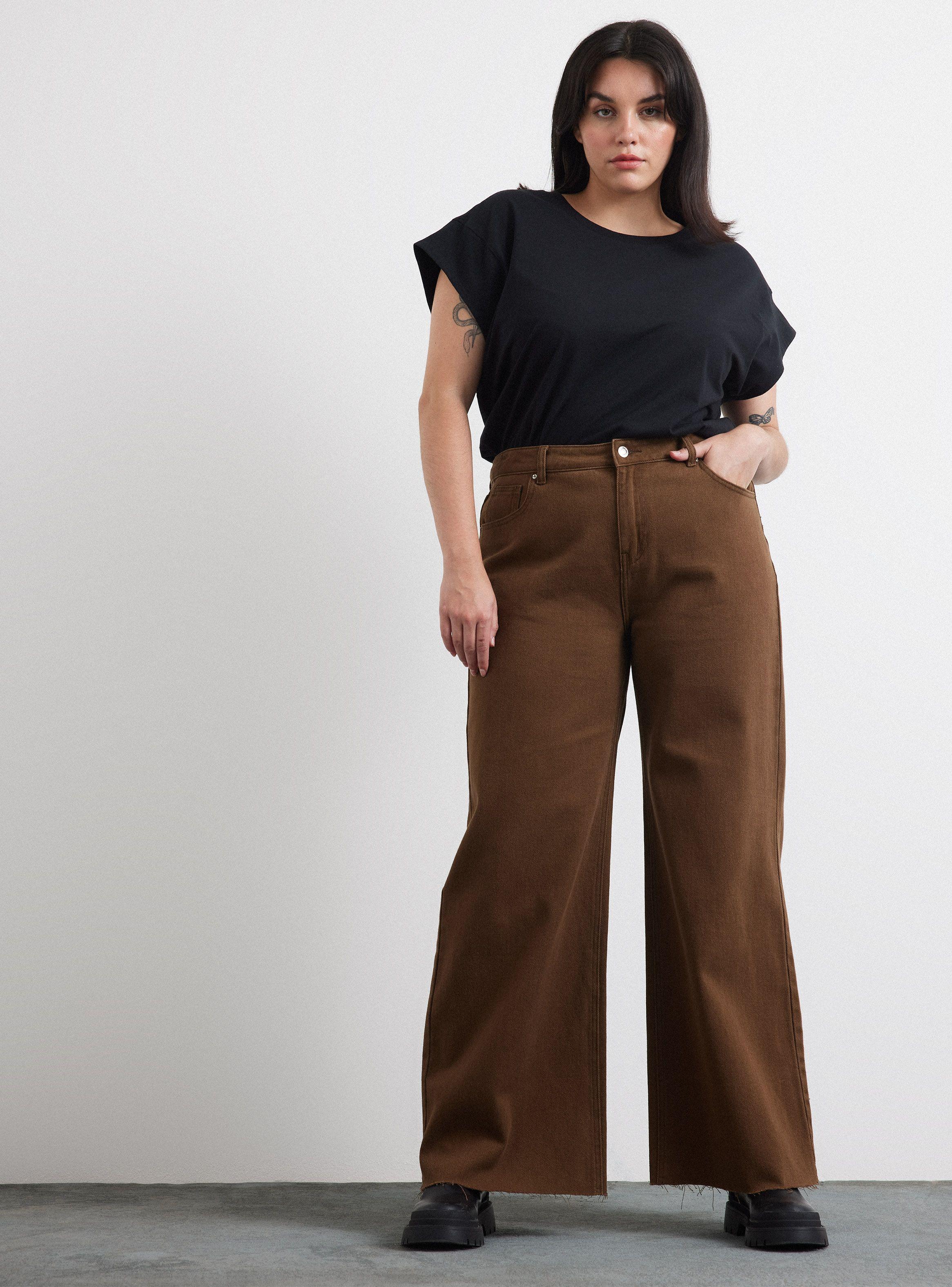 Jeans Wide Leg Lavados Denim Basic-4