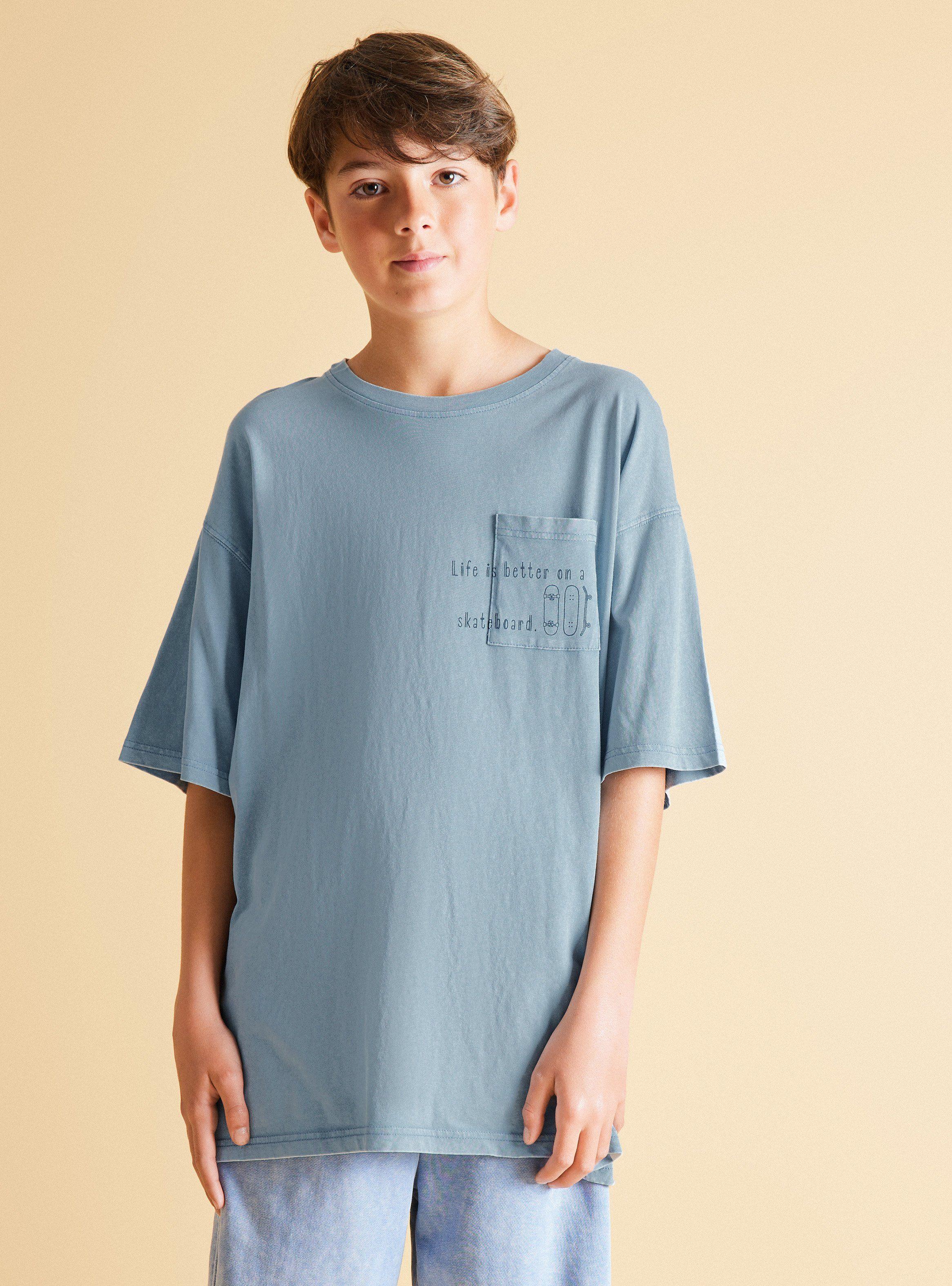 Polera Bolsillo con Print-0