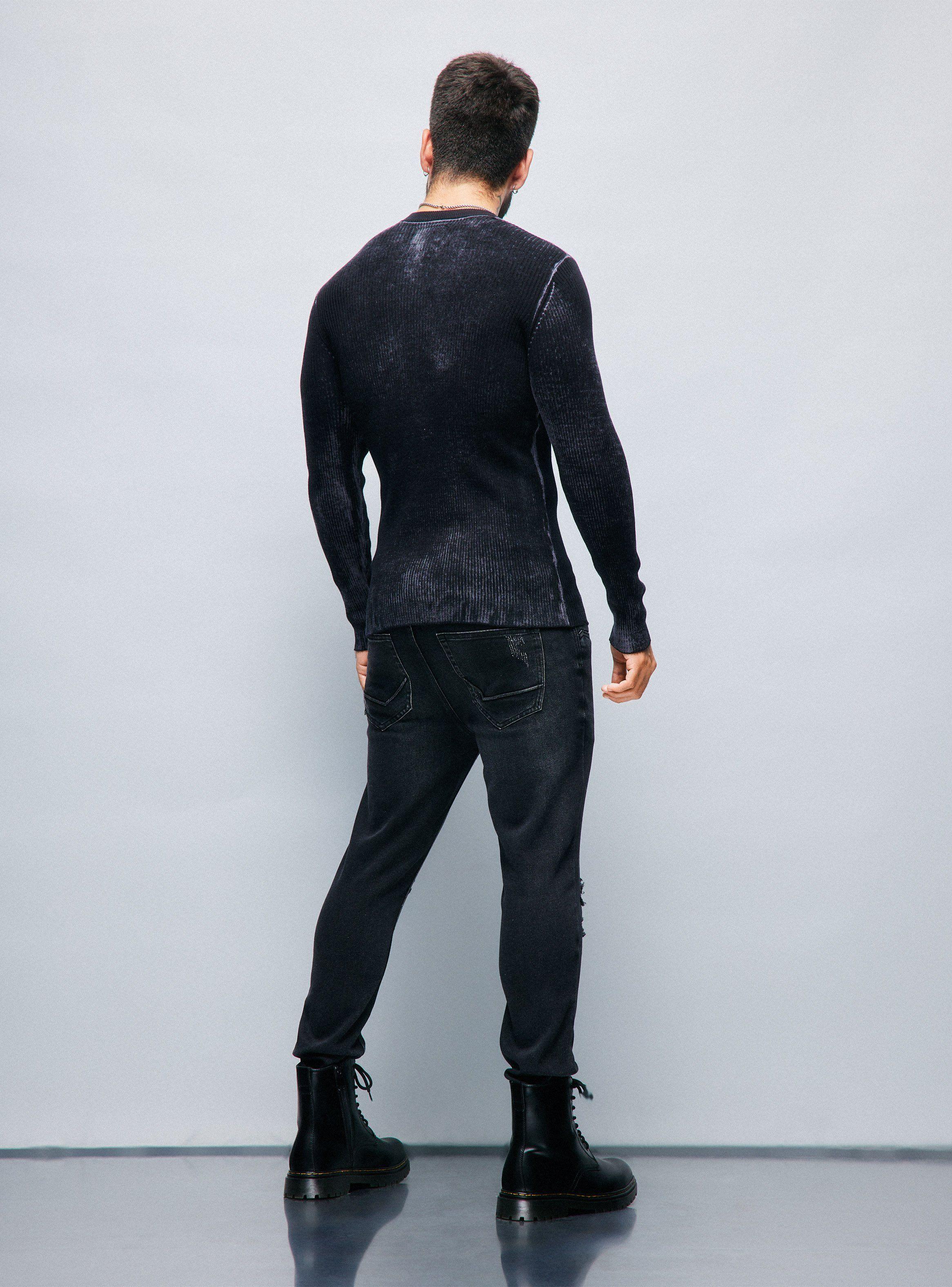 Sweater Estampado Manchado-5